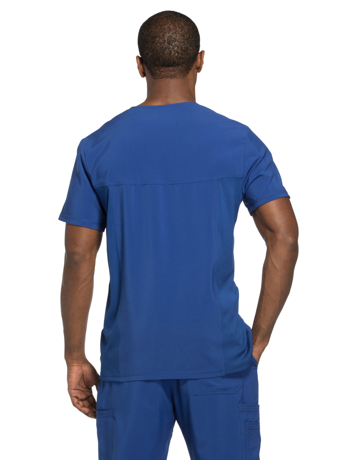Men's Three-Pocket V-Neck Top - CK900A - Galaxy Blue