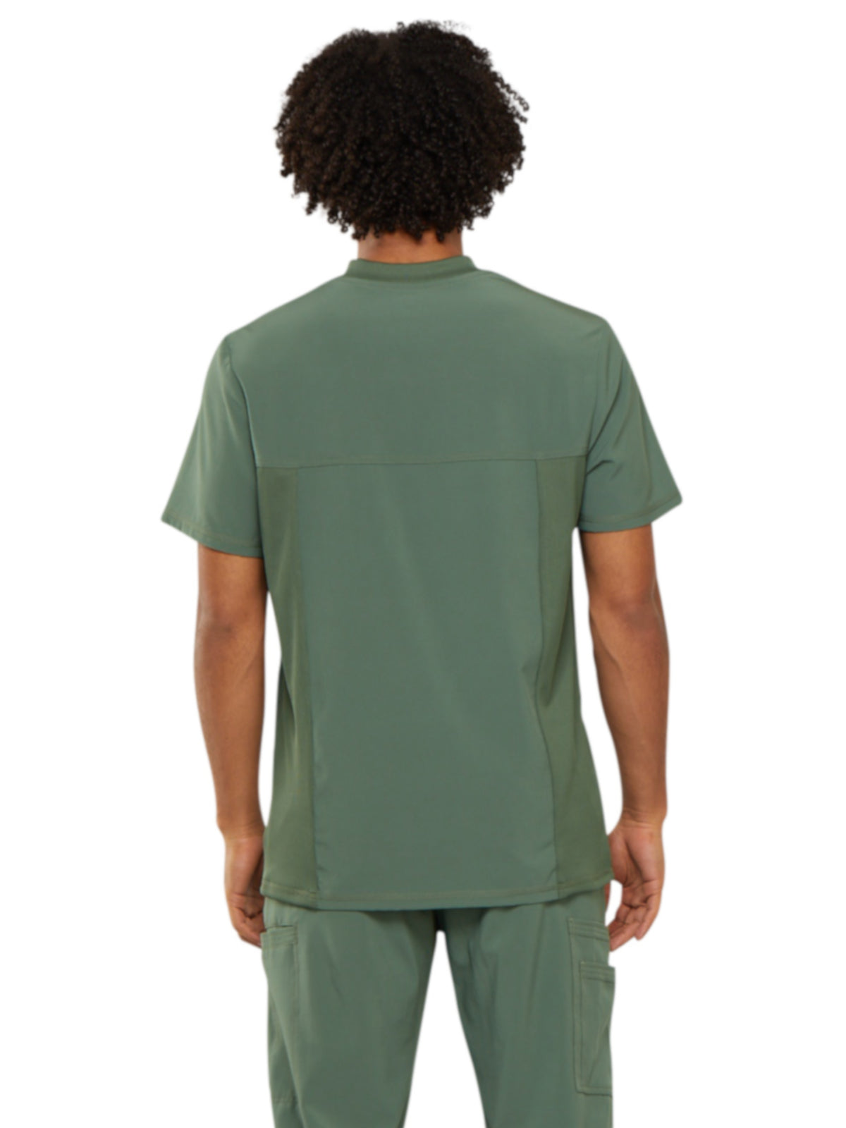Men's Tuckable V-Neck Top - CK910A - Olive