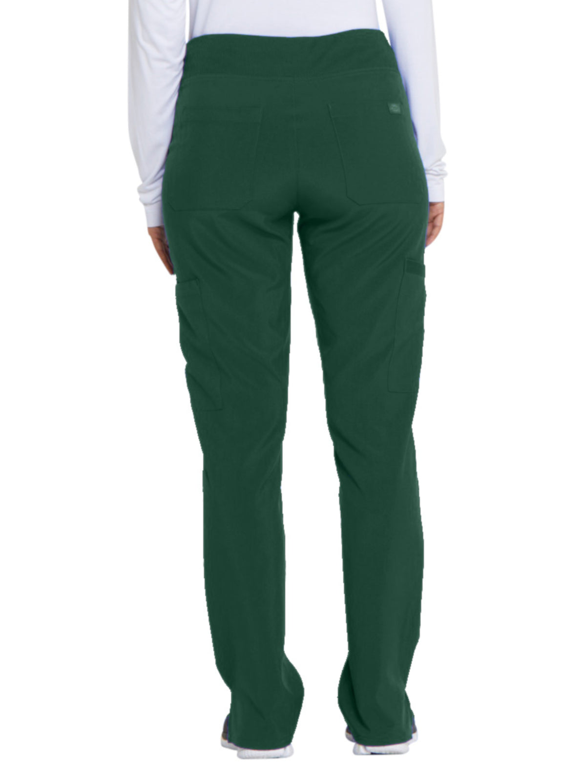 Women's Natural Rise Tapered Leg Pull-On Pant - DK005 - Hunter Green