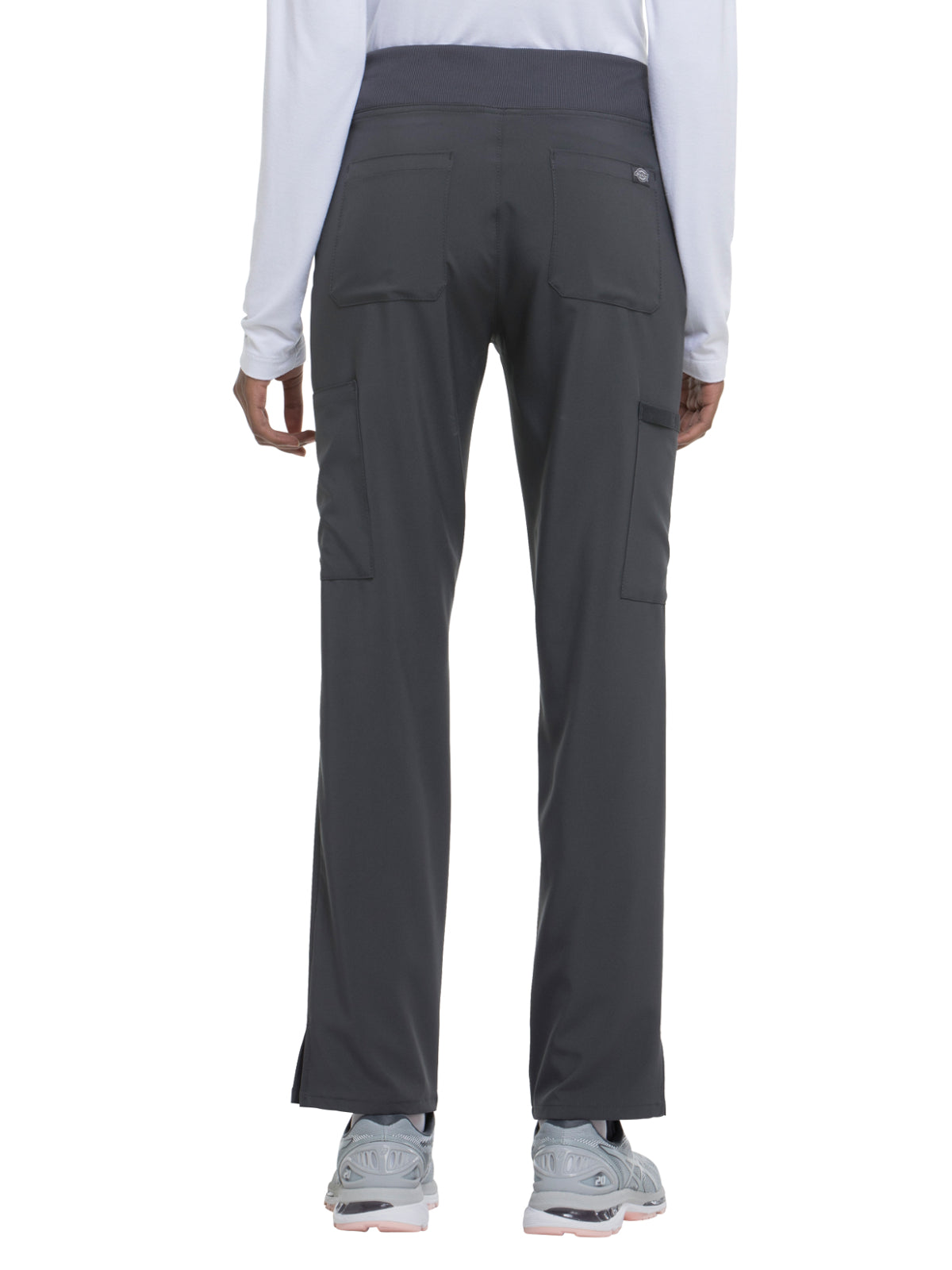 Women's Natural Rise Tapered Leg Pull-On Pant - DK005 - Pewter