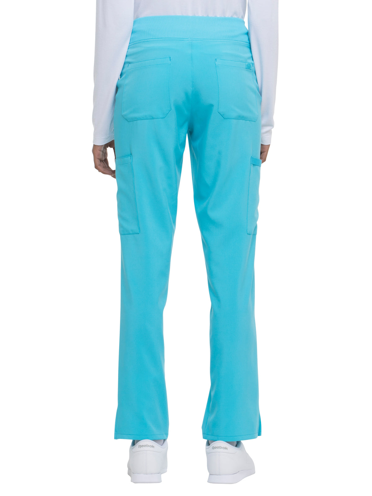 Women's Natural Rise Tapered Leg Pull-On Pant - DK005 - Turquoise