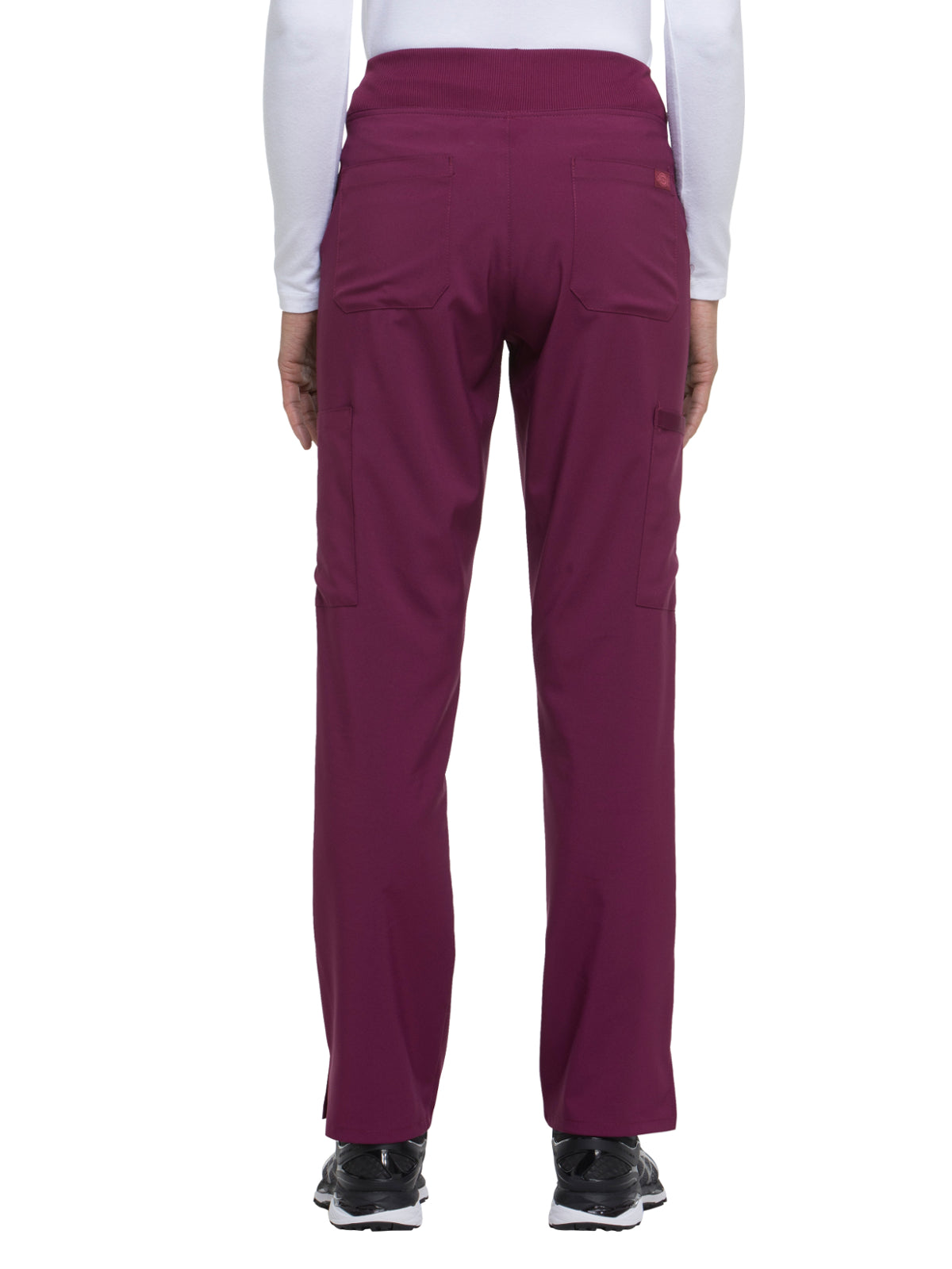 Women's Natural Rise Tapered Leg Pull-On Pant - DK005 - Wine