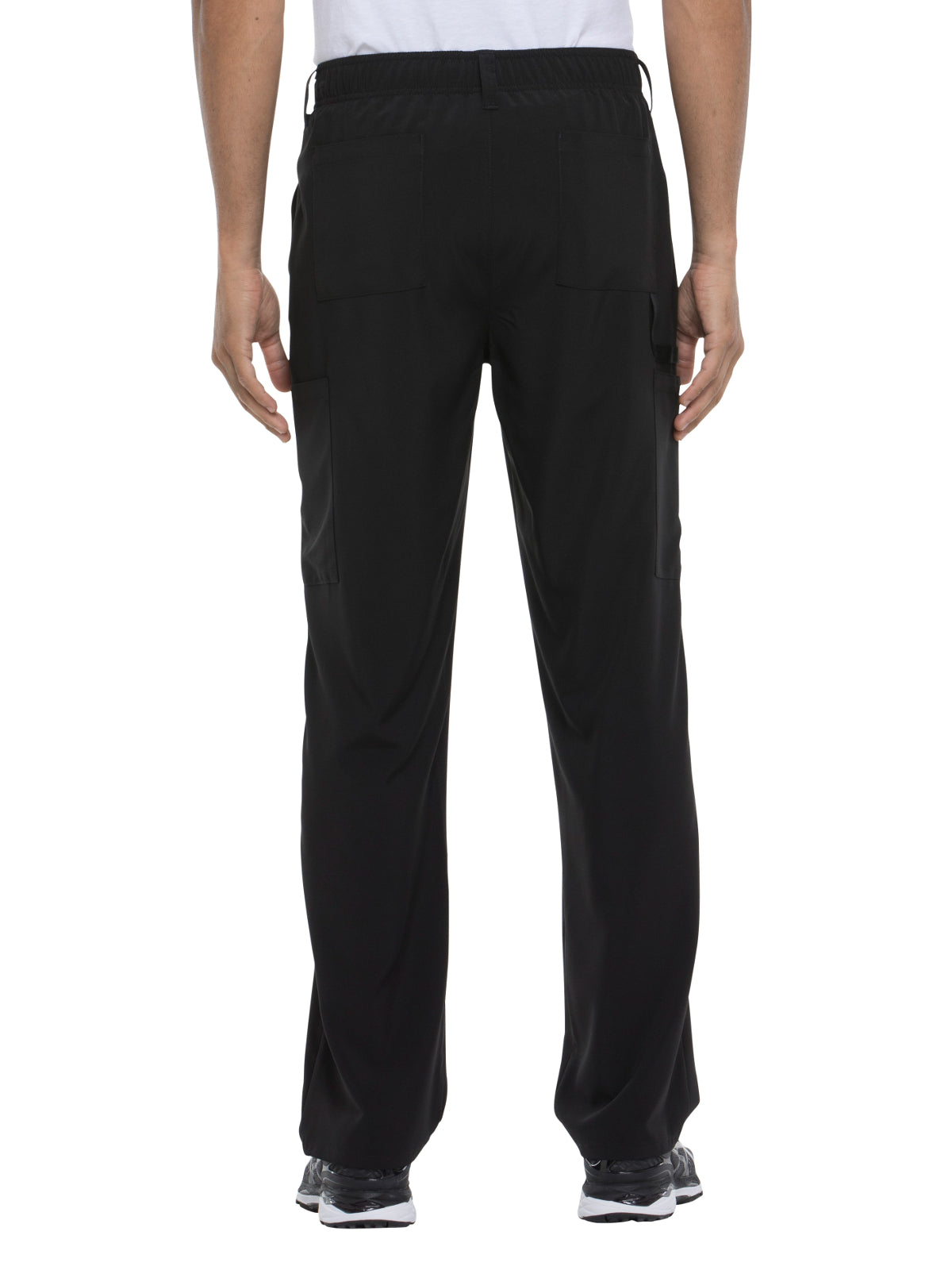 Men's Natural Rise Drawstring Pant - DK015 - Black