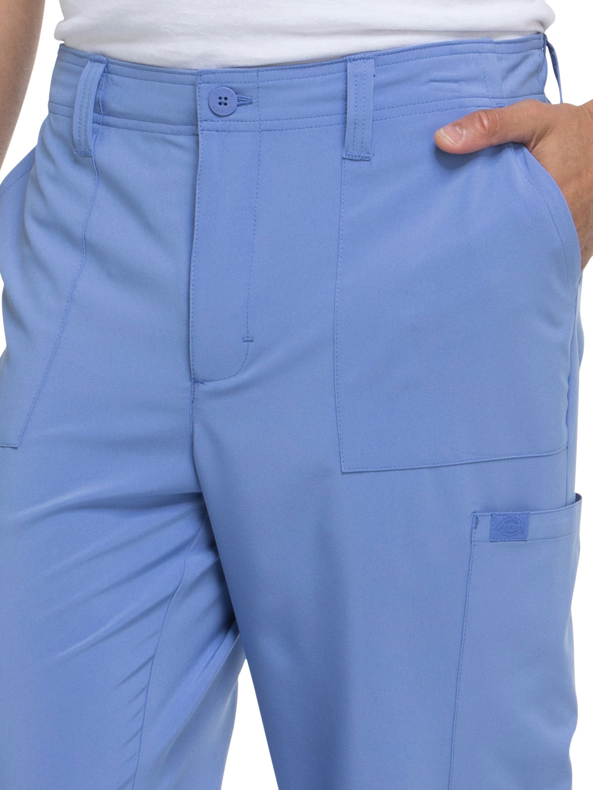 Men's Natural Rise Drawstring Pant - DK015 - Ciel