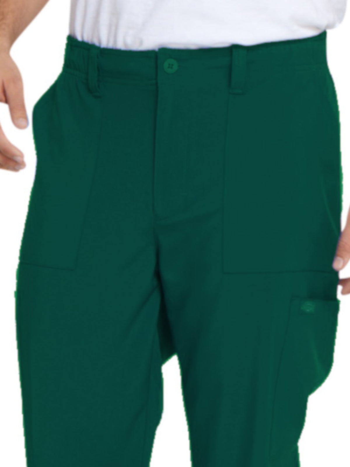 Men's Natural Rise Drawstring Pant - DK015 - Hunter Green