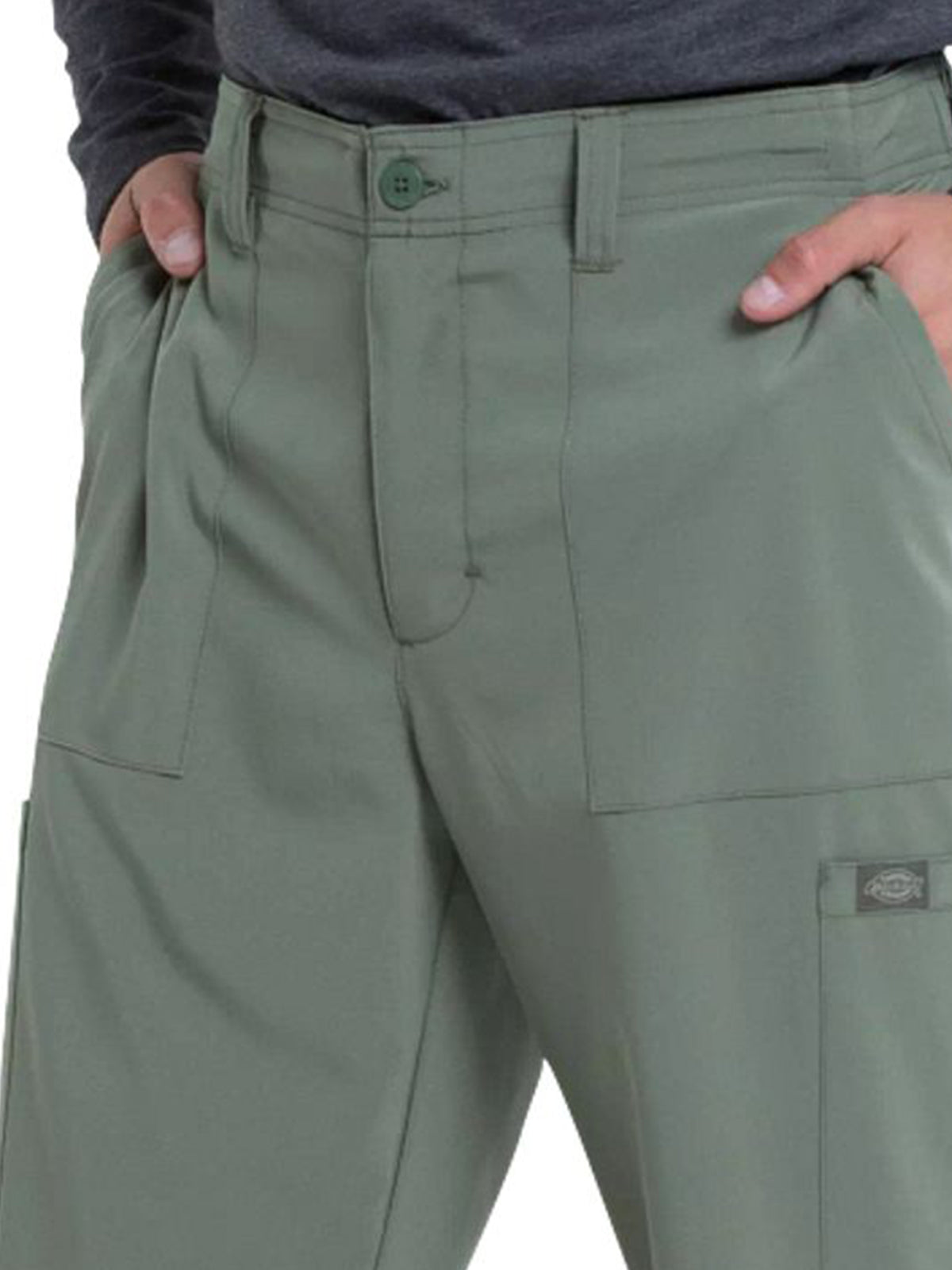 Men's Natural Rise Drawstring Pant - DK015 - Olive