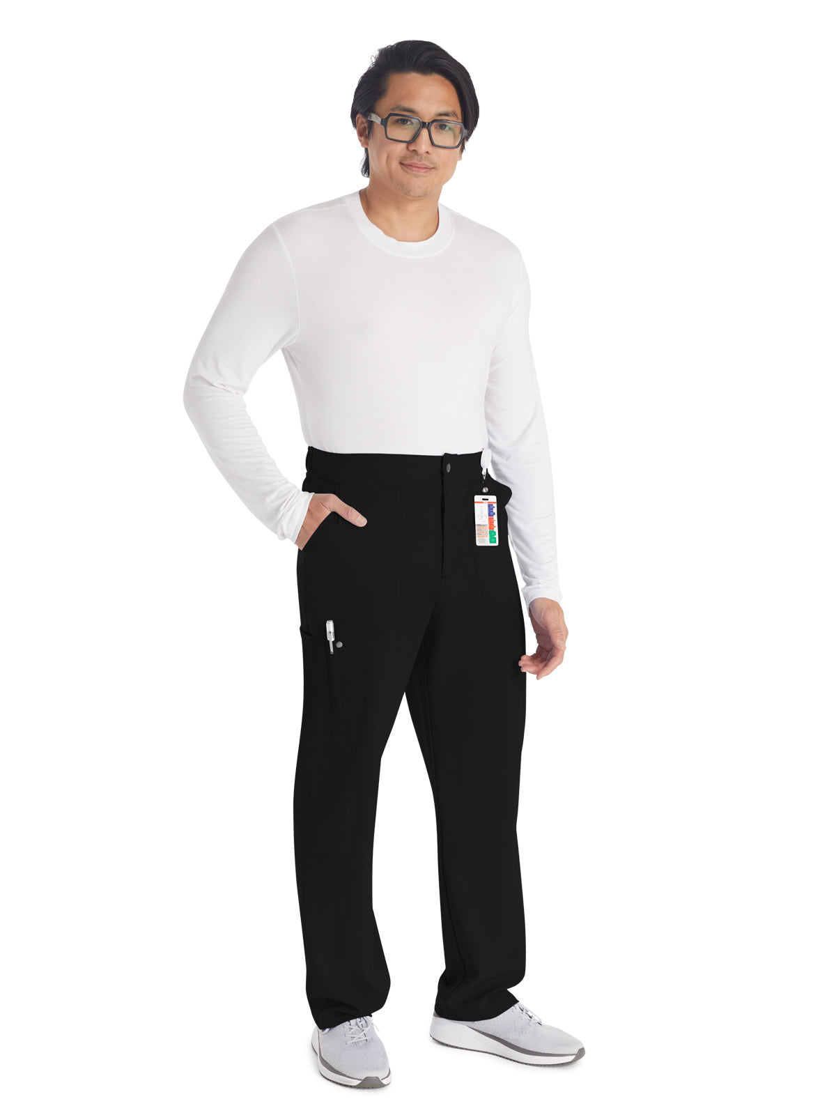 Men's 4-Pocket Zip Fly Pant - DK216 - Black