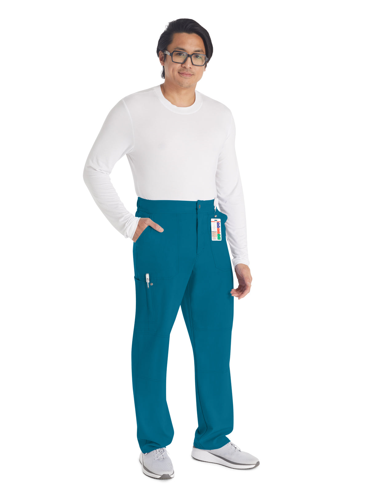 Men's 4-Pocket Zip Fly Pant - DK216 - Caribbean Blue