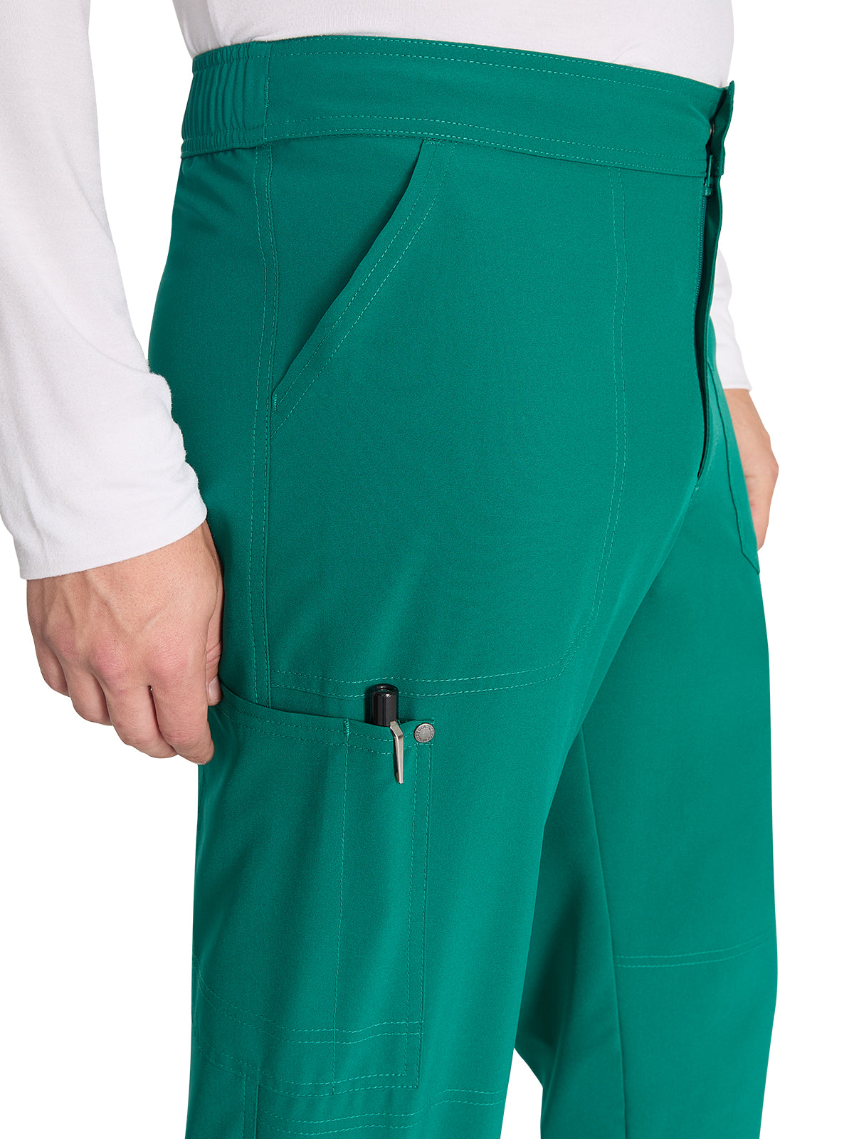 Men's 4-Pocket Zip Fly Pant - DK216 - Hunter Green