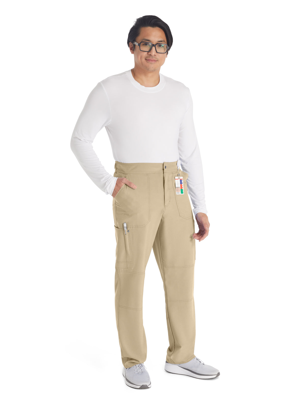Men's 4-Pocket Zip Fly Pant - DK216 - Khaki