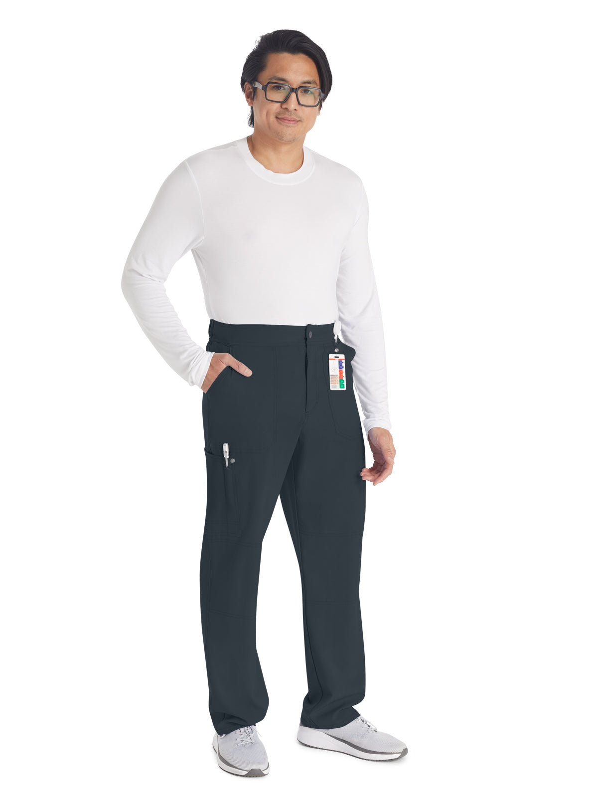 Men's 4-Pocket Zip Fly Pant - DK216 - Pewter