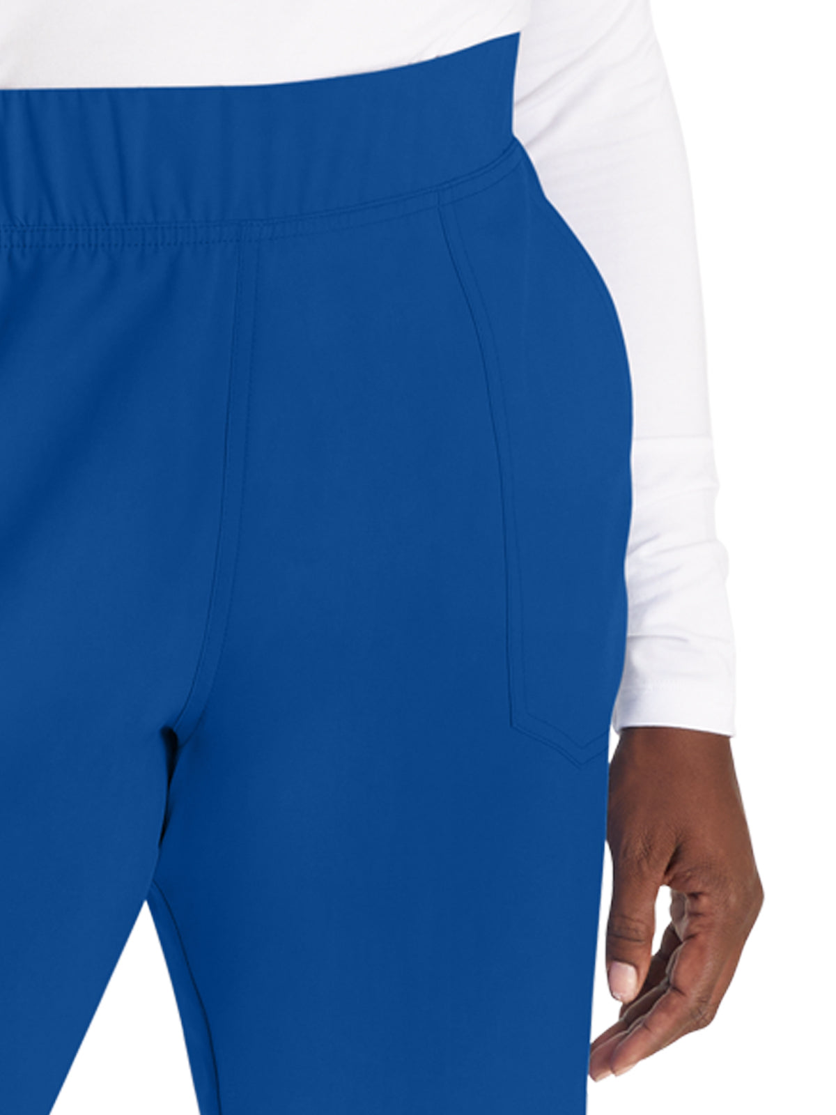 Women's 5-Pocket Tapered Leg Pant - DK221 - Galaxy Blue