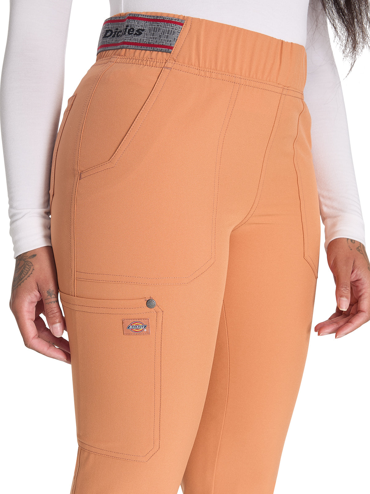 Women's 5-Pocket Tapered Leg Pant - DK221 - Ginger Glow