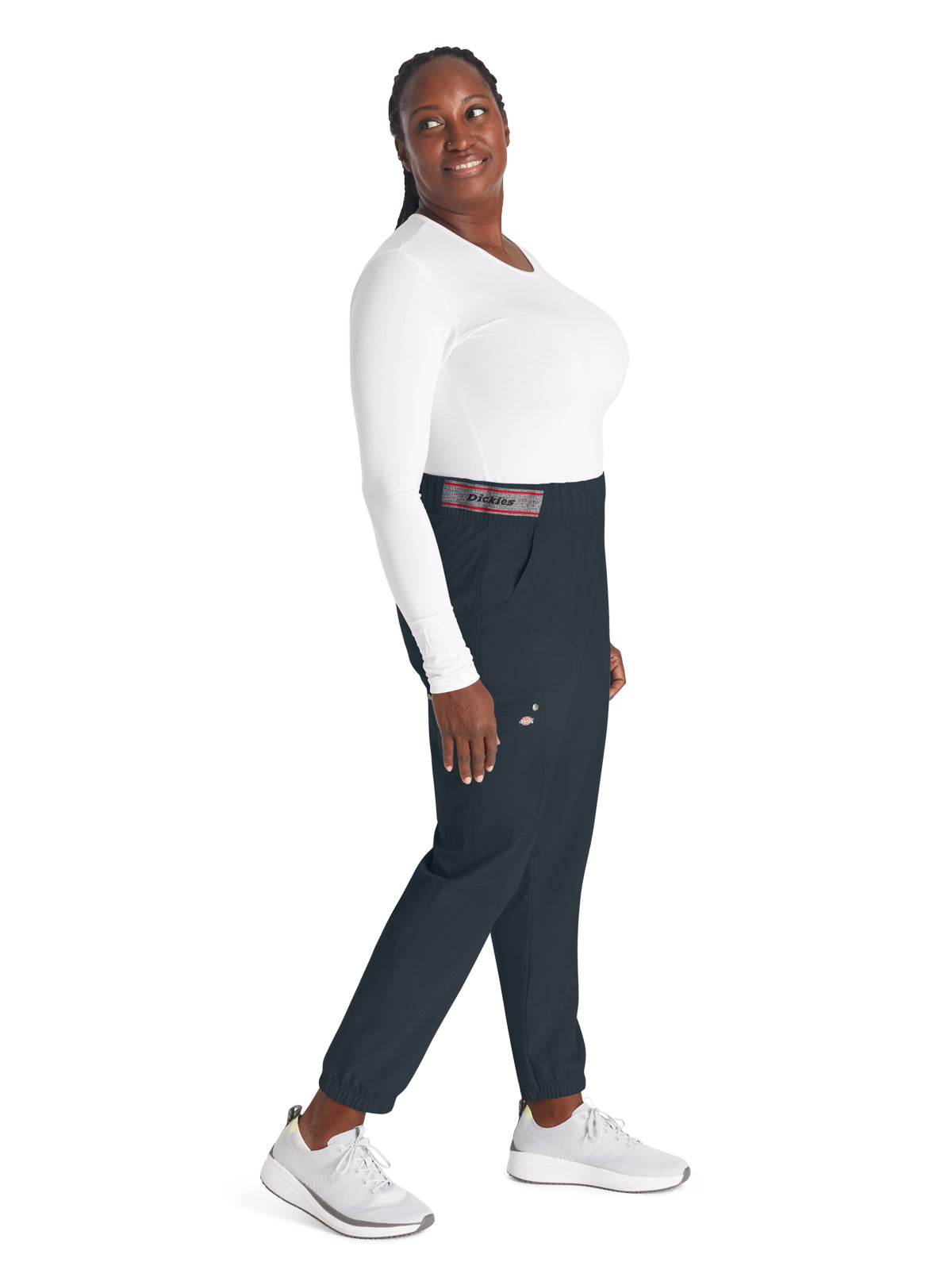 Women's 5-Pocket Tapered Leg Pant - DK221 - Pewter