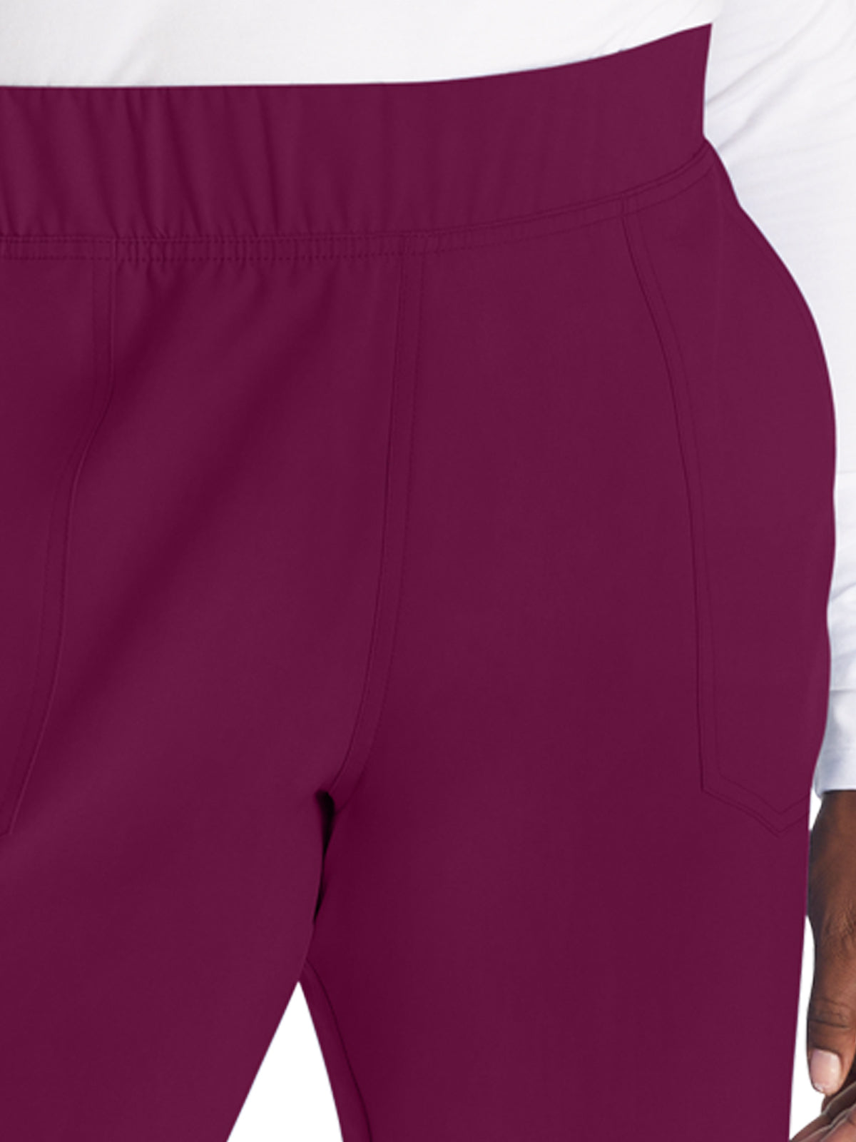 Women's 5-Pocket Tapered Leg Pant - DK221 - Wine