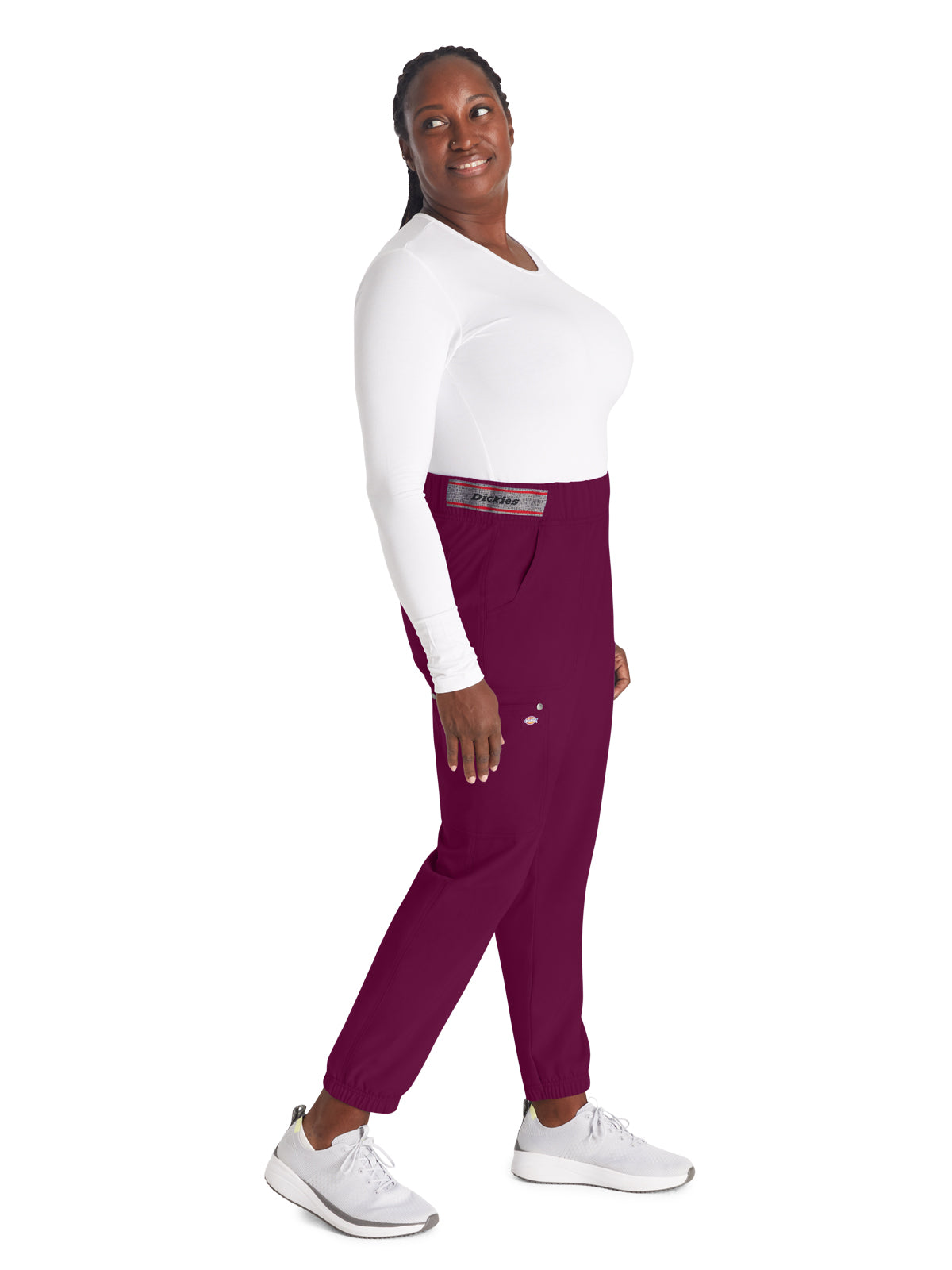 Women's 5-Pocket Tapered Leg Pant - DK221 - Wine
