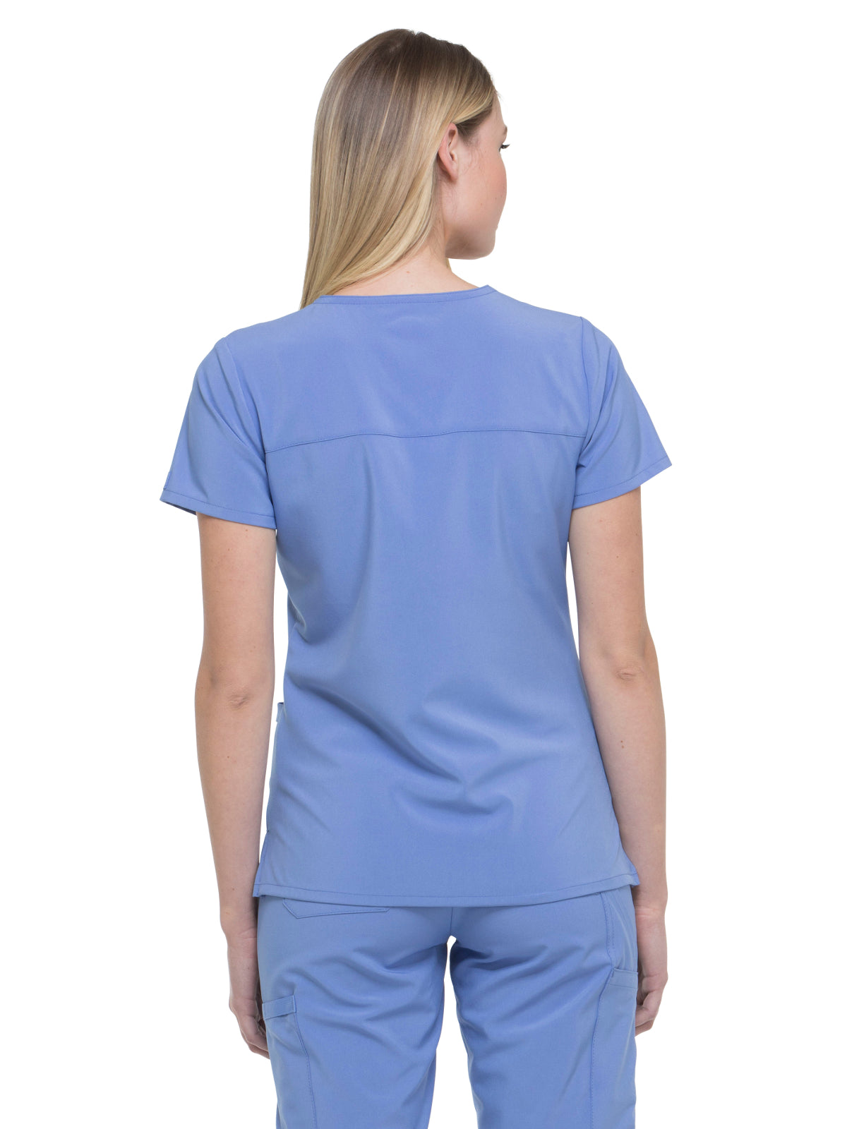Women's 2-Pocket Contemporary Top - DK625 - Ciel