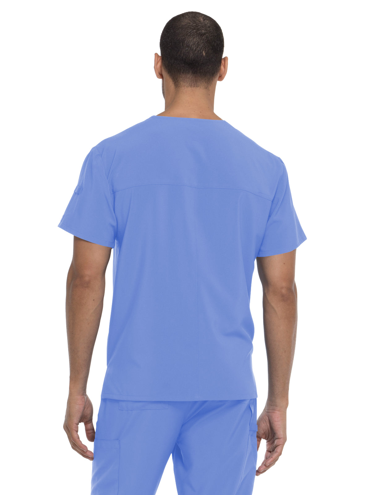 Men's 1-Pocket Tuckable V-Neck Top - DK635 - Ciel