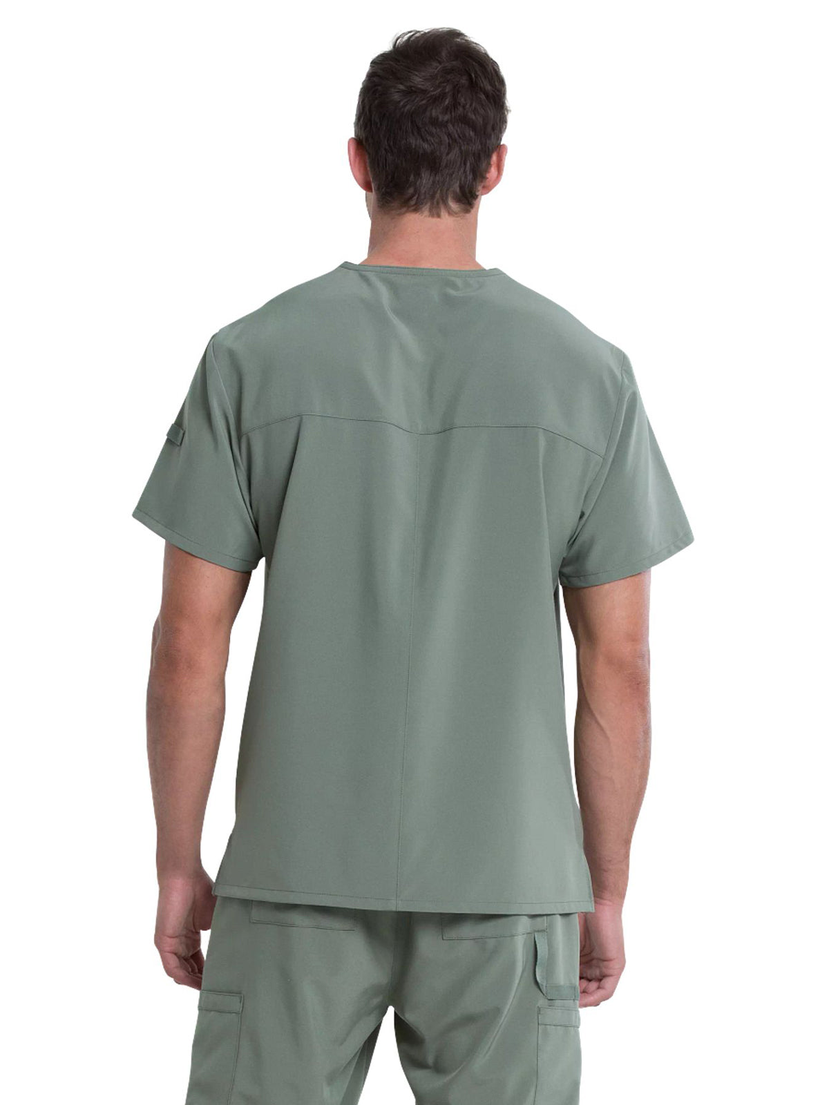 Men's 1-Pocket Tuckable V-Neck Top - DK635 - Olive