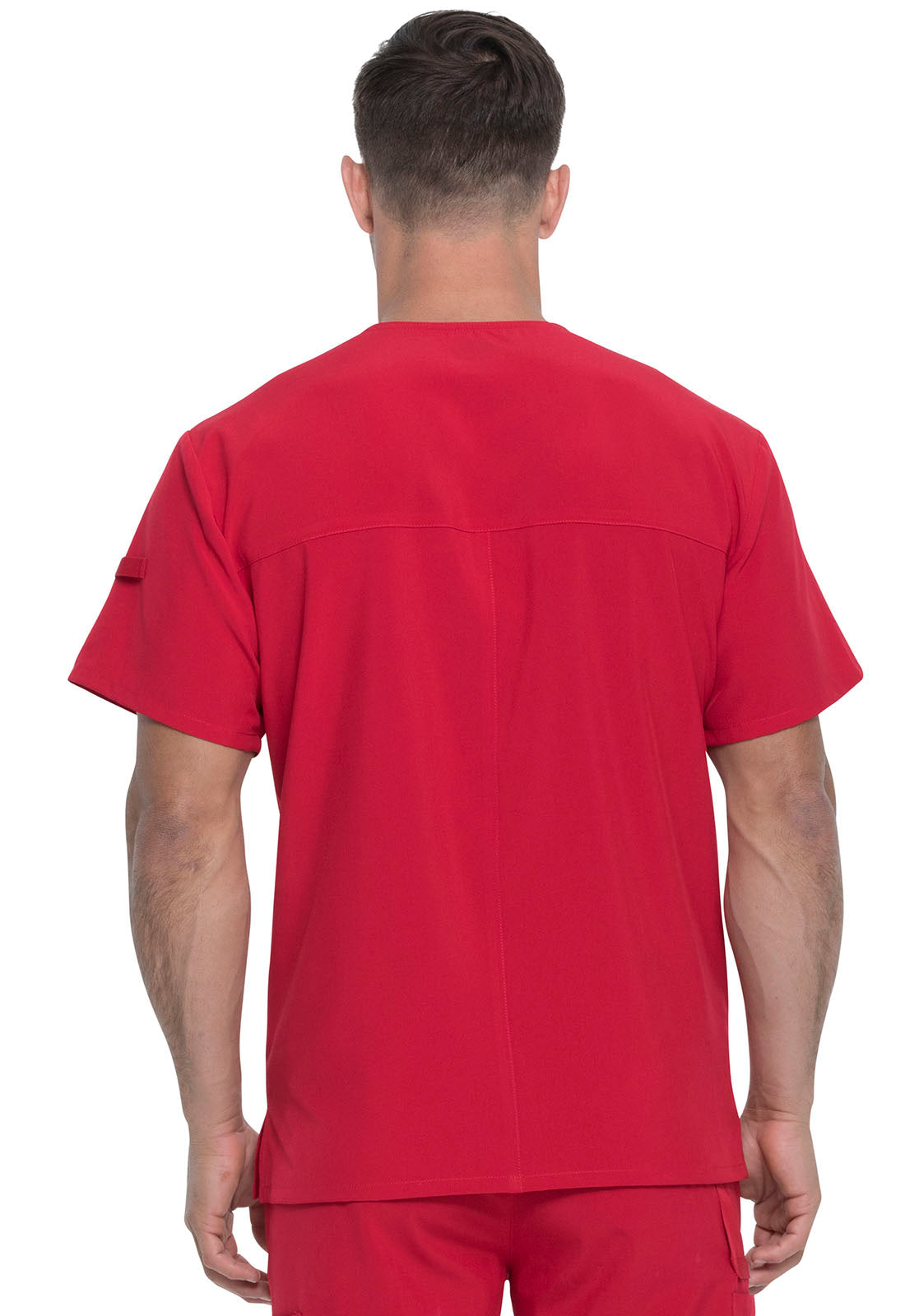 Men's 1-Pocket Tuckable V-Neck Top - DK635 - Red
