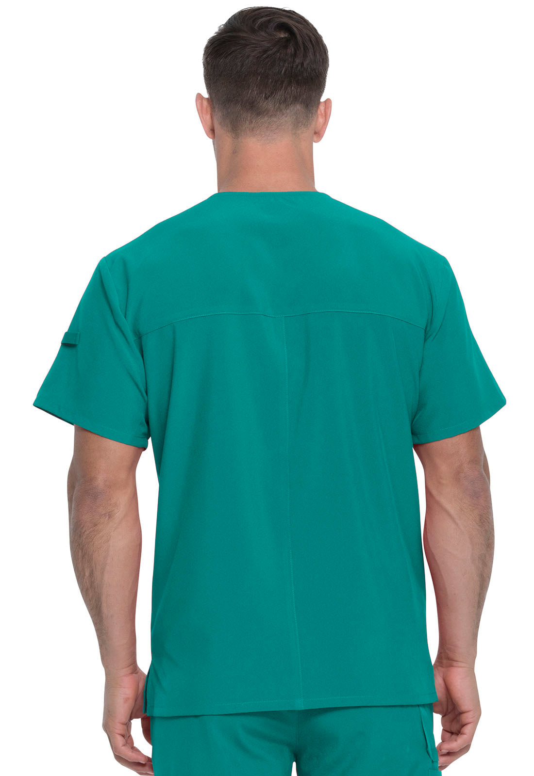 Men's 1-Pocket Tuckable V-Neck Top - DK635 - Teal Blue
