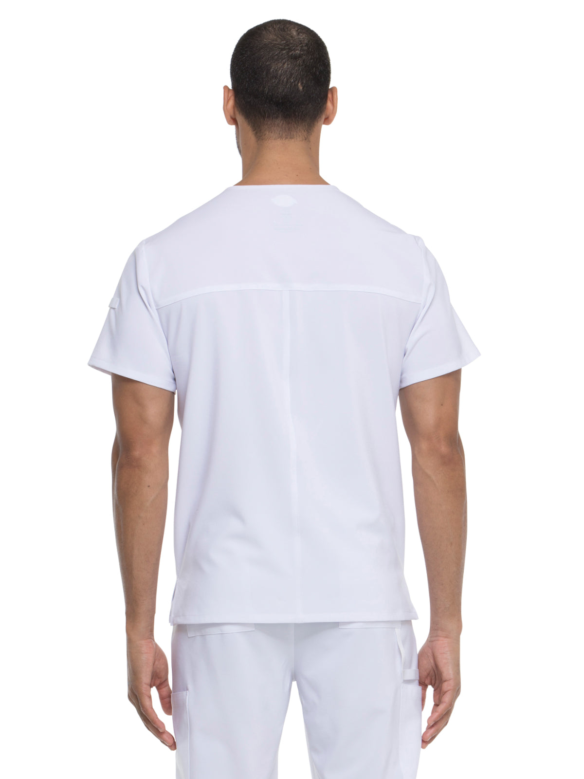 Men's 1-Pocket Tuckable V-Neck Top - DK635 - White