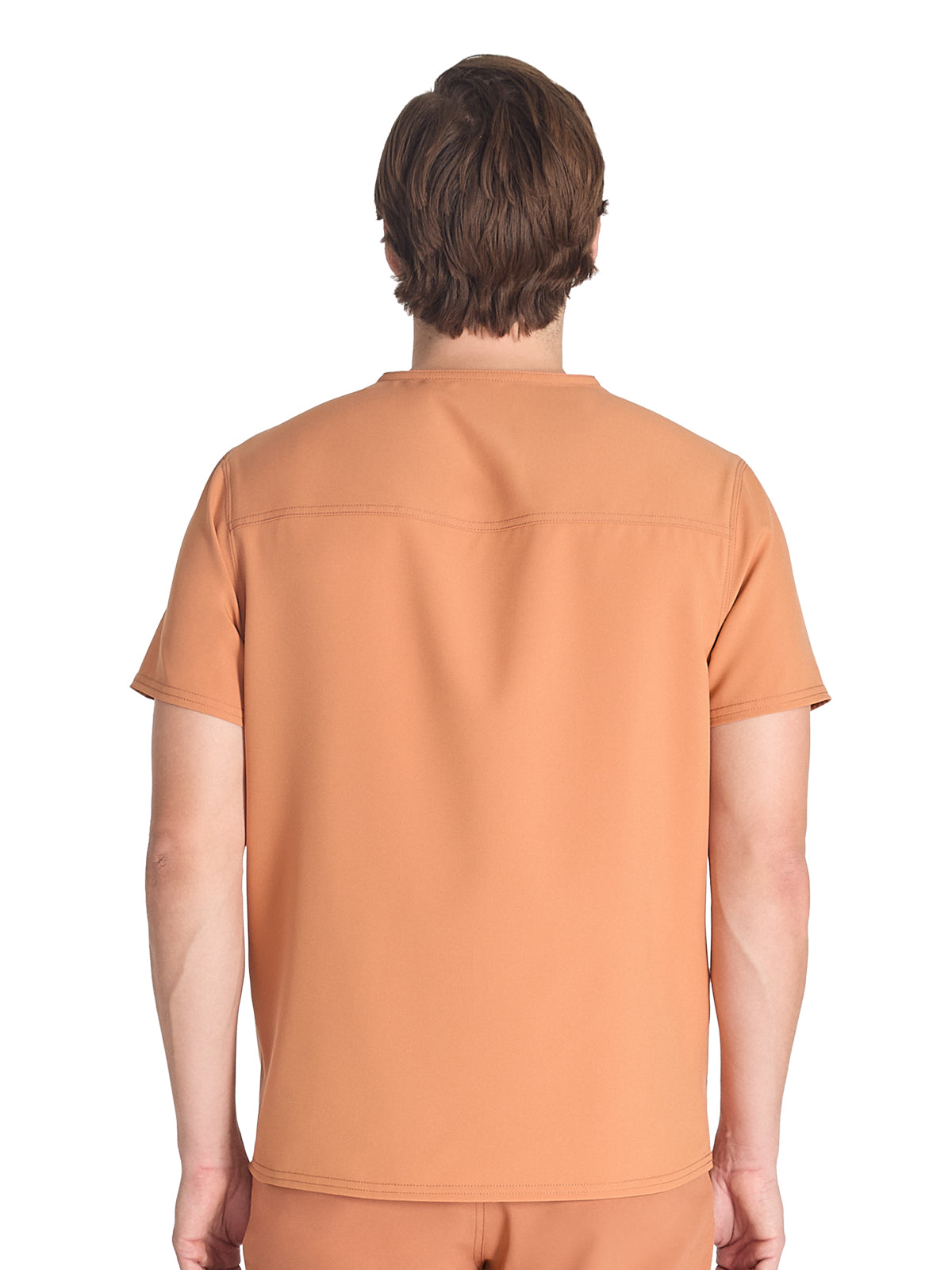 Men's 3-Pocket V-Neck Top - DK677 - Ginger Glow