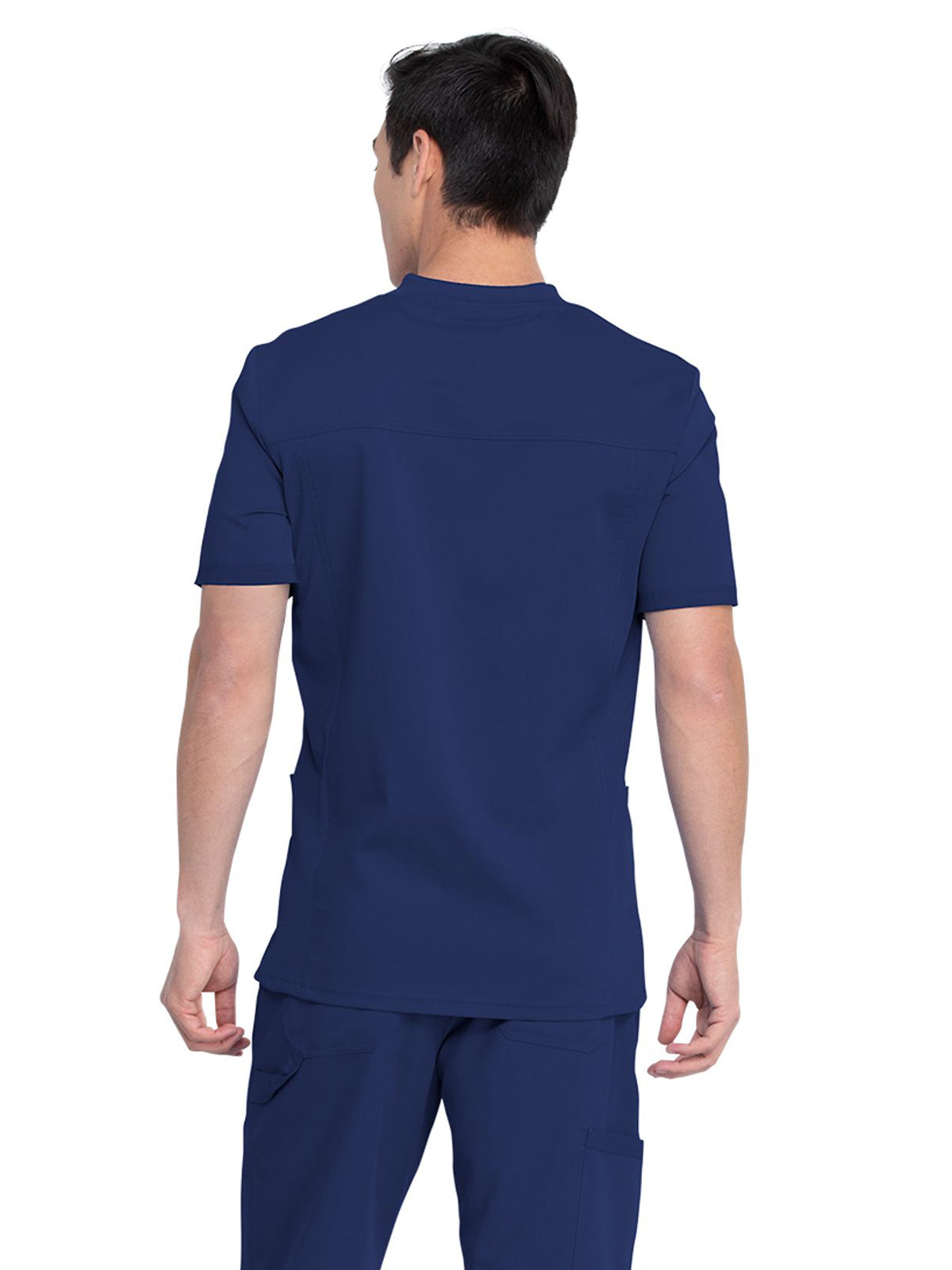 Men's 3-Pocket V-Neck Top - DK845 - Navy