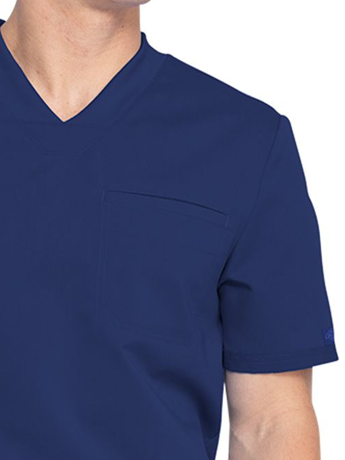 Men's 3-Pocket V-Neck Top - DK845 - Navy