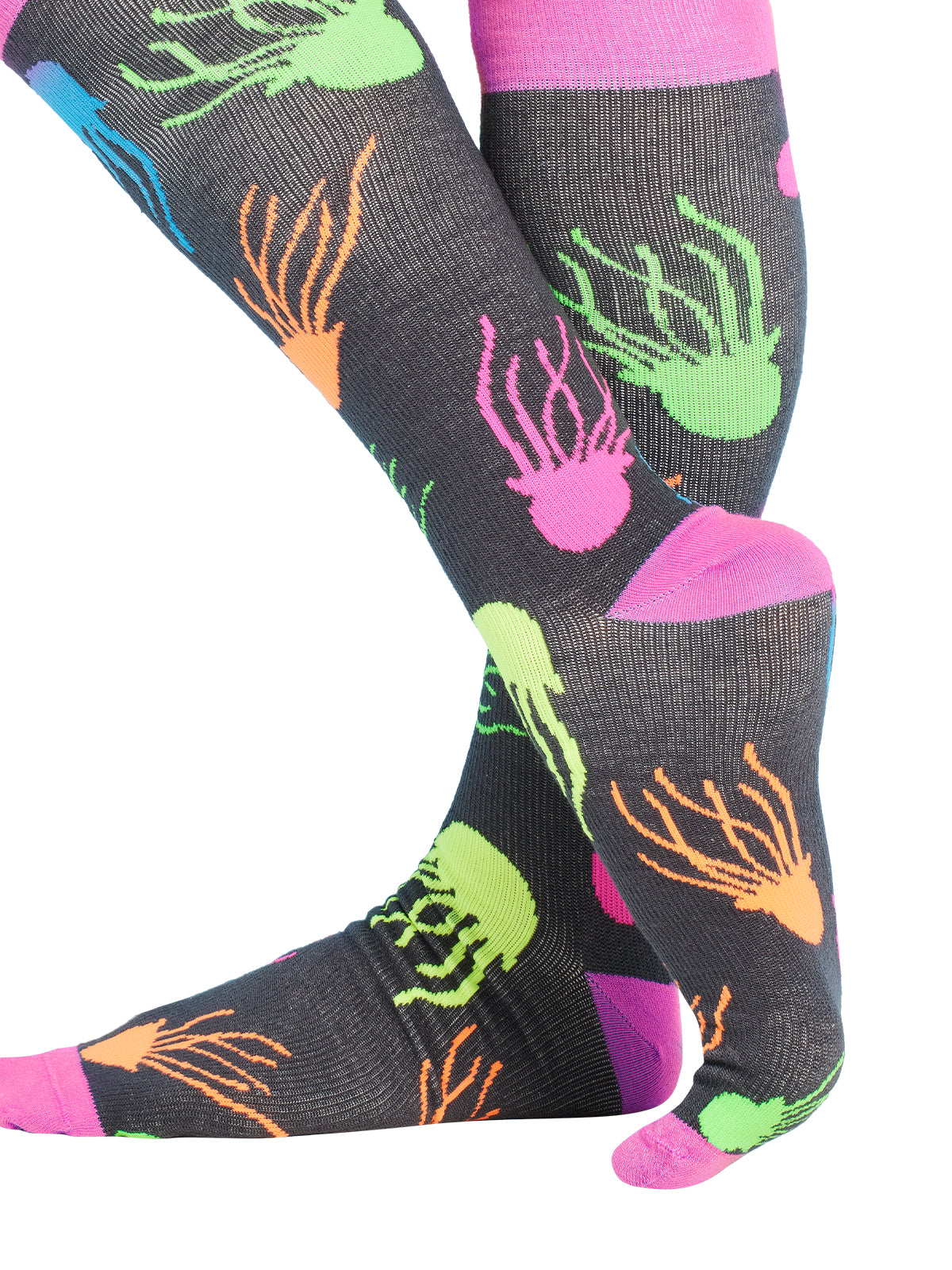 Women's 8-12 mmHg Support Socks - PRINTSUPPORT - Jellyfish Jam