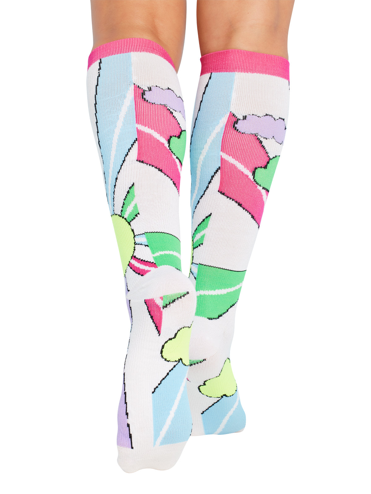 Women's 8-12 mmHg Support Socks - PRINTSUPPORT - Sunburst