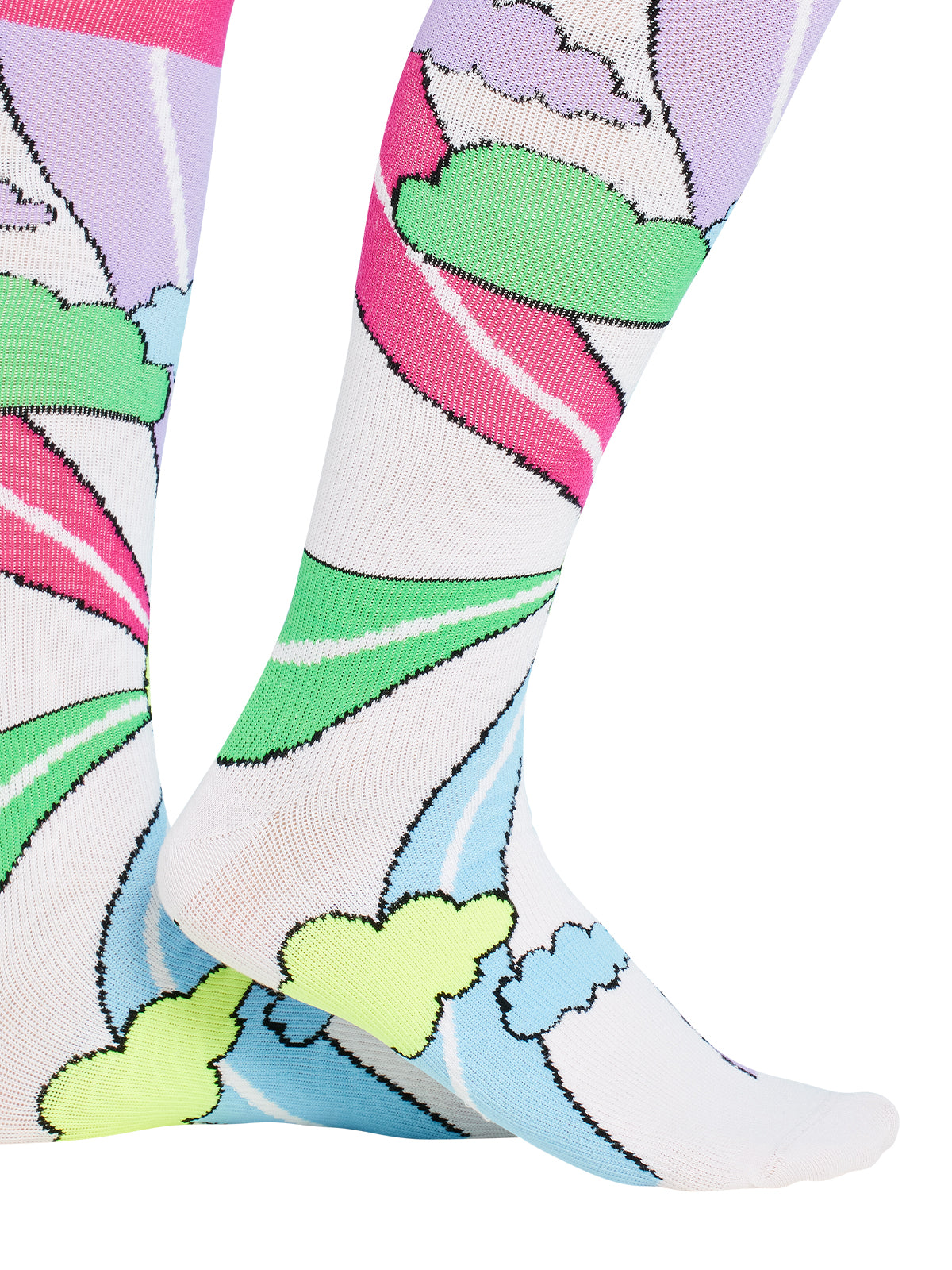 Women's 8-12 mmHg Support Socks - PRINTSUPPORT - Sunburst