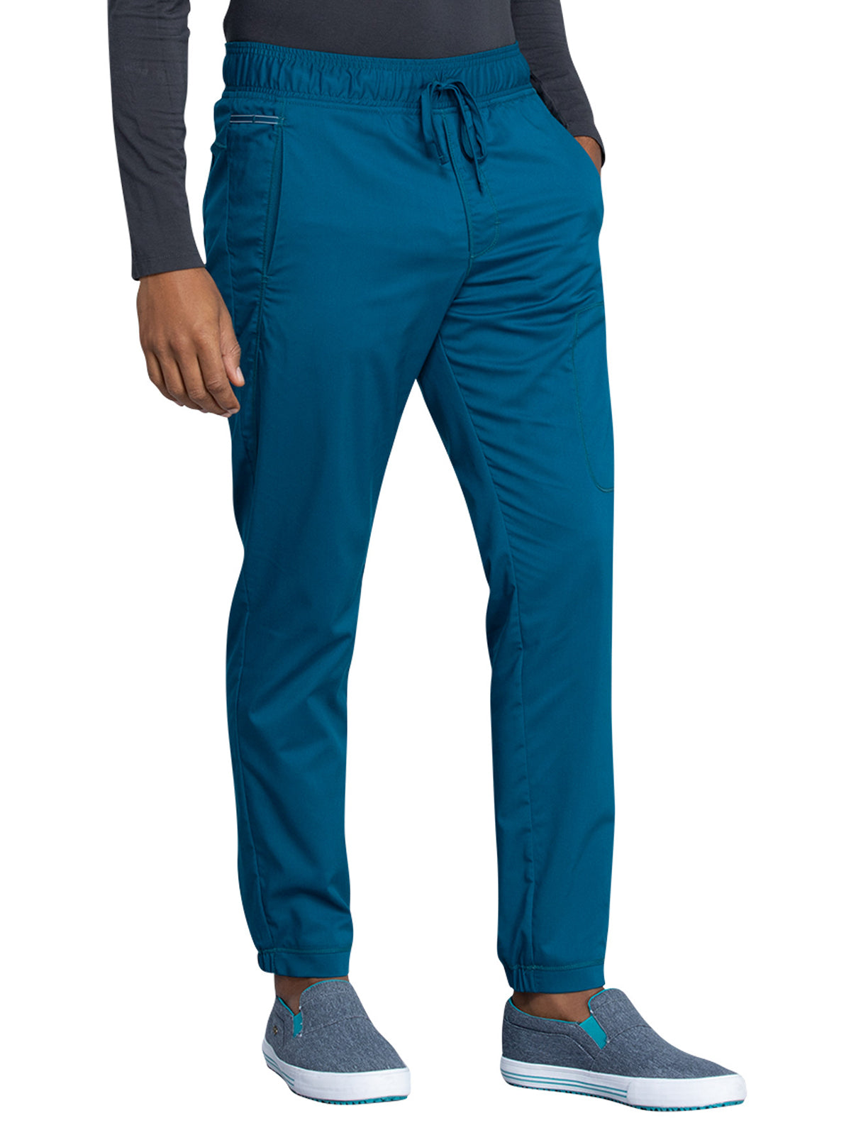 Men's 5-Pocket Natural Rise Jogger Pant - WW012 - Caribbean Blue