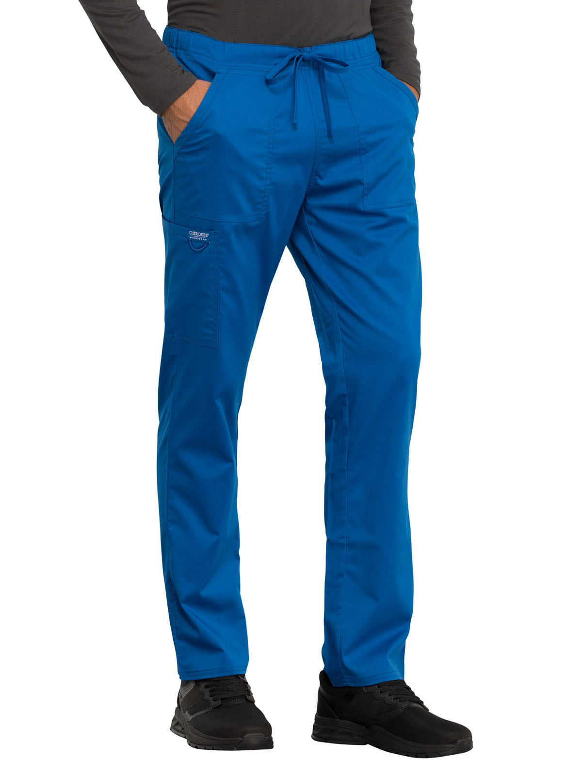 Unisex 4-Pocket Tapered Leg Drawstring Pant - WW020 - Royal