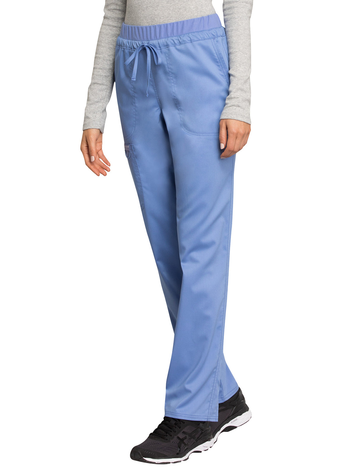 Women's 5-Pocket Tapered Leg Pant - WW105 - Ciel Blue
