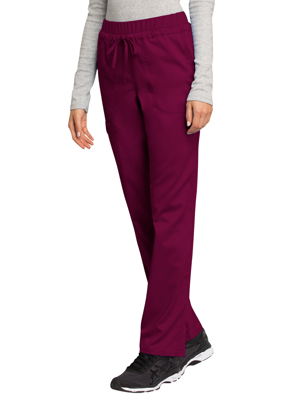 Women's 5-Pocket Tapered Leg Pant - WW105 - Wine
