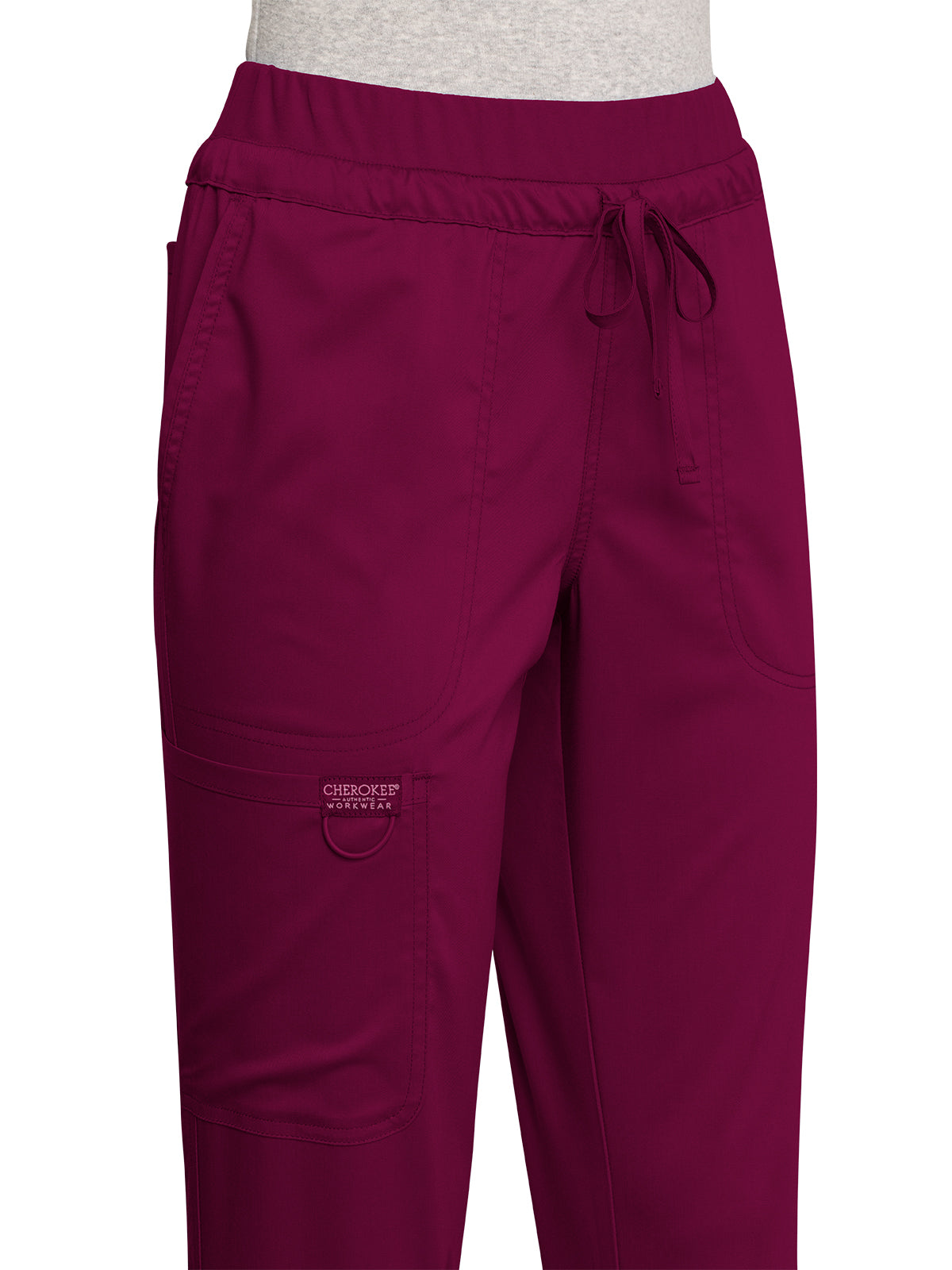 Women's 5-Pocket Tapered Leg Pant - WW105 - Wine
