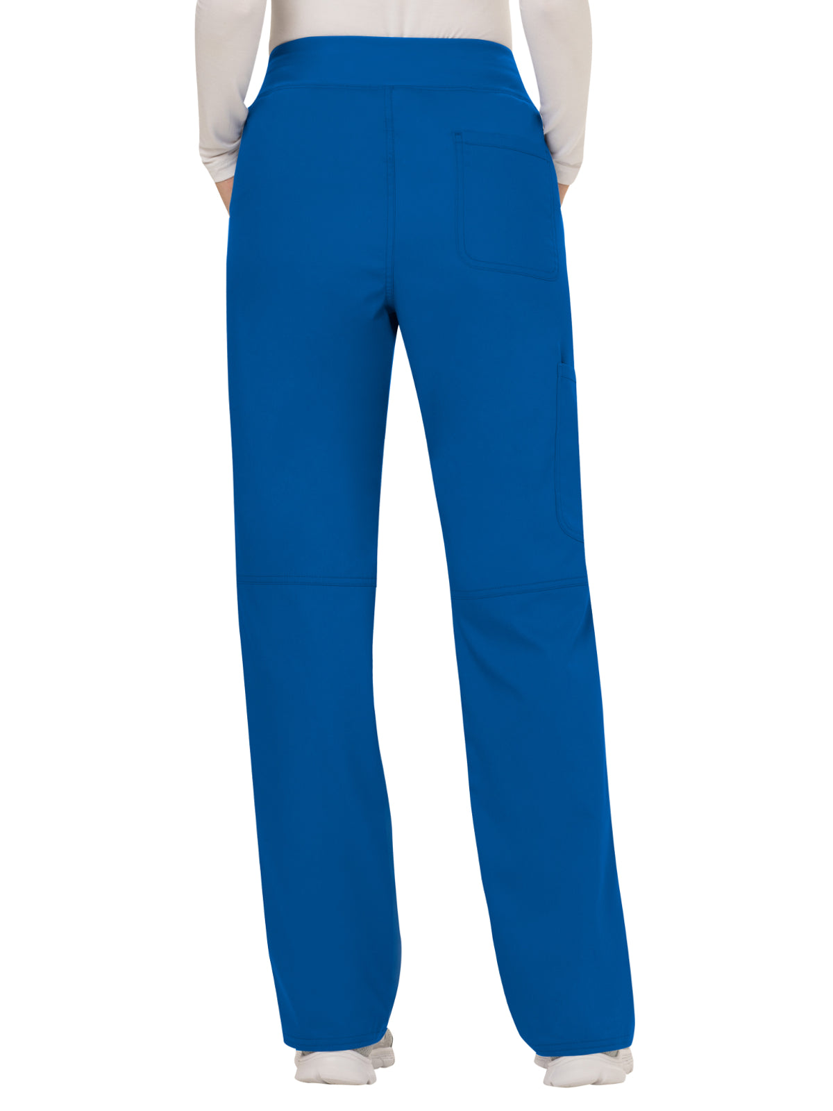Women's 4-Pocket Mid Rise Straight Leg Pull-on Pant - WW110 - Royal