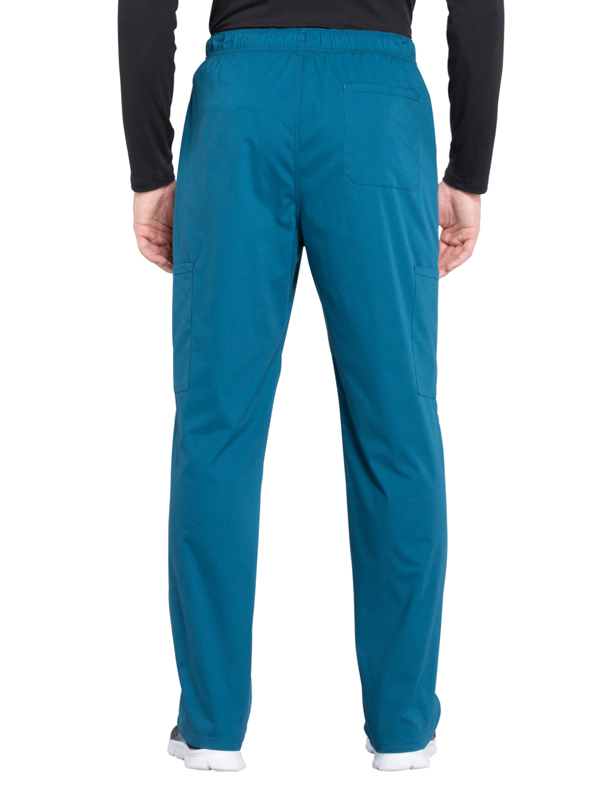 Men's Tapered Leg Fly Front Cargo Pant - WW190 - Caribbean Blue