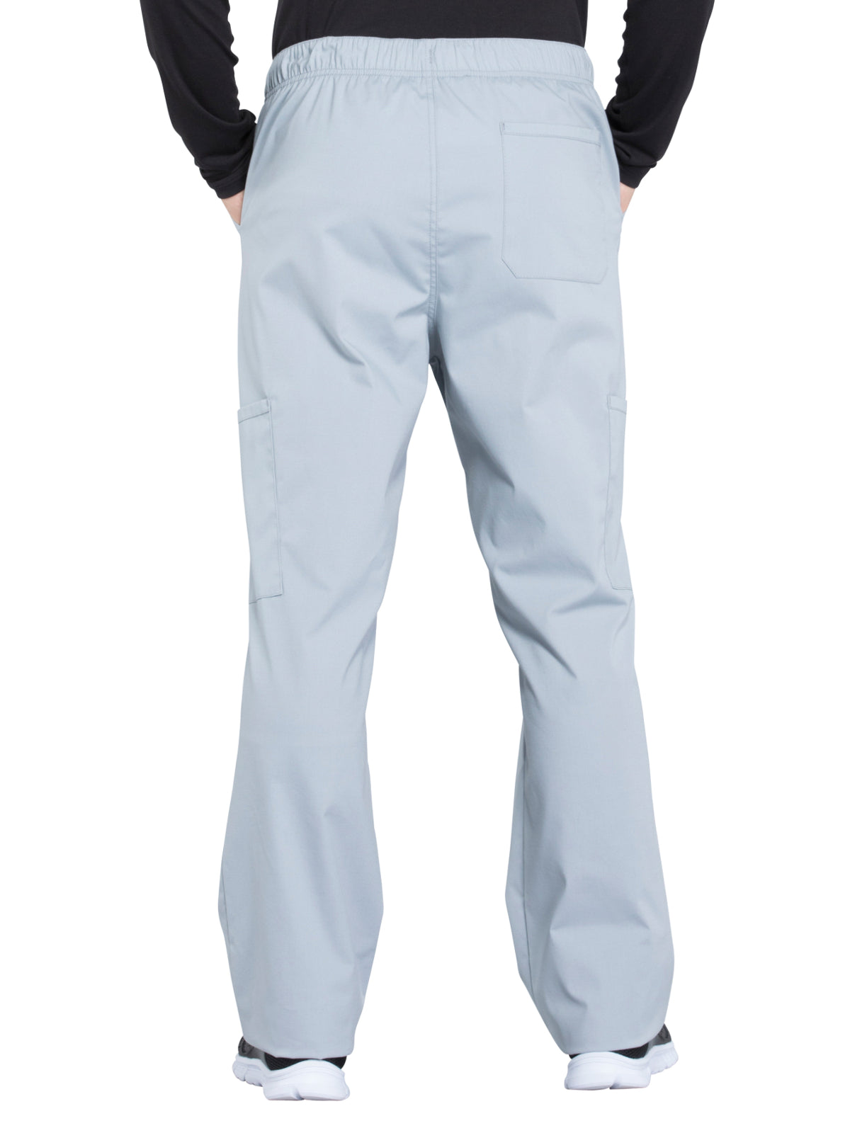 Men's Tapered Leg Fly Front Cargo Pant - WW190 - Grey
