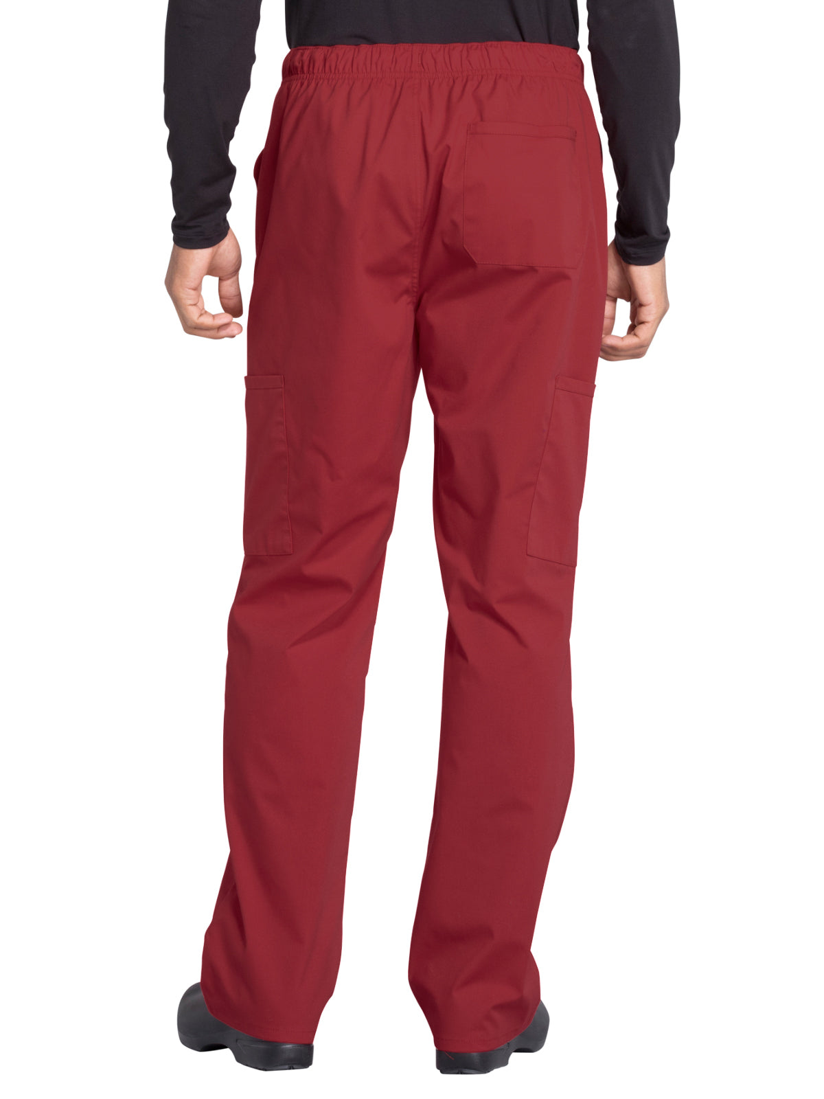 Men's Tapered Leg Fly Front Cargo Pant - WW190 - Red