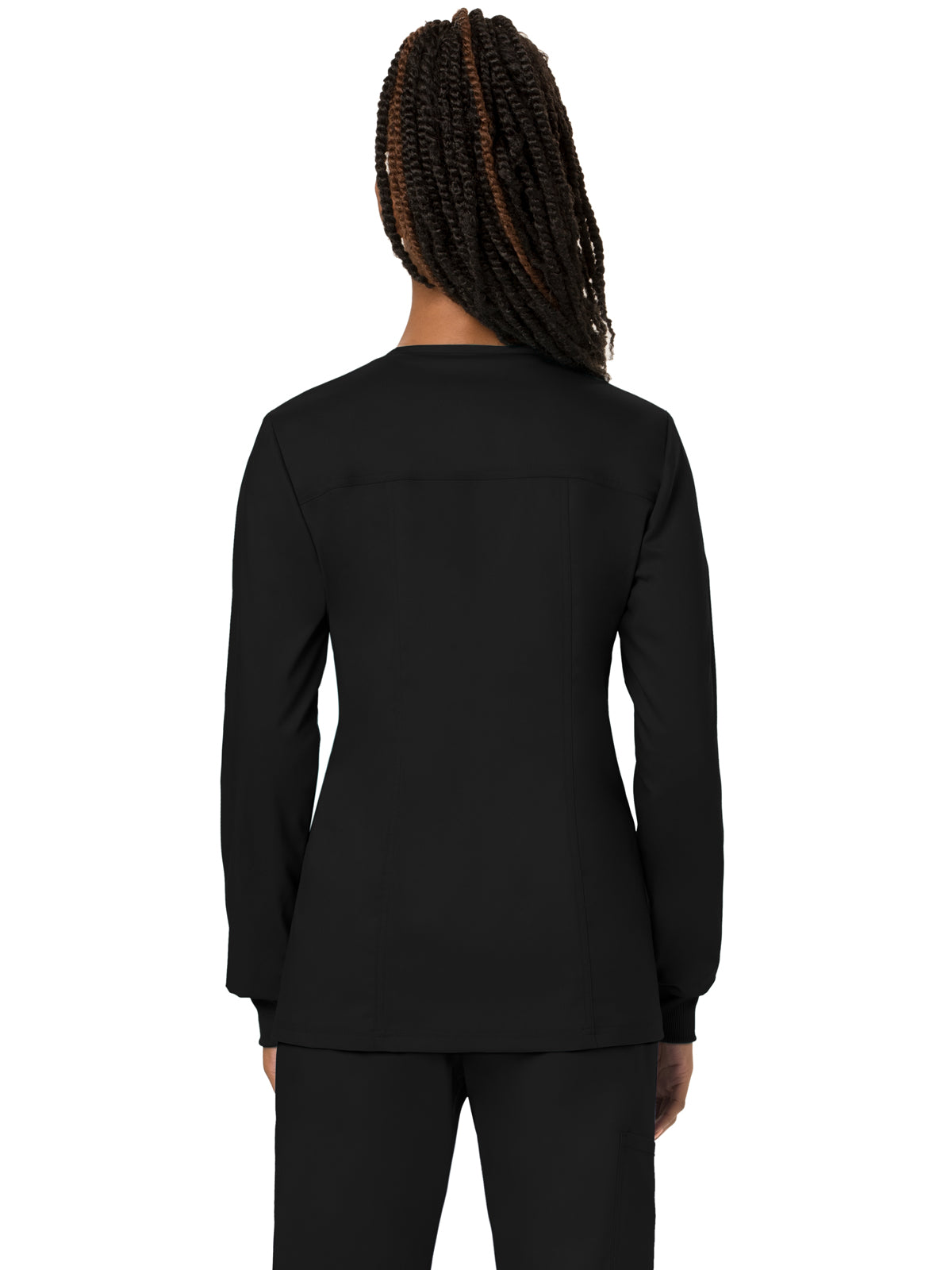 Women's 3-Pocket Snap Front Jacket - WW310 - Black