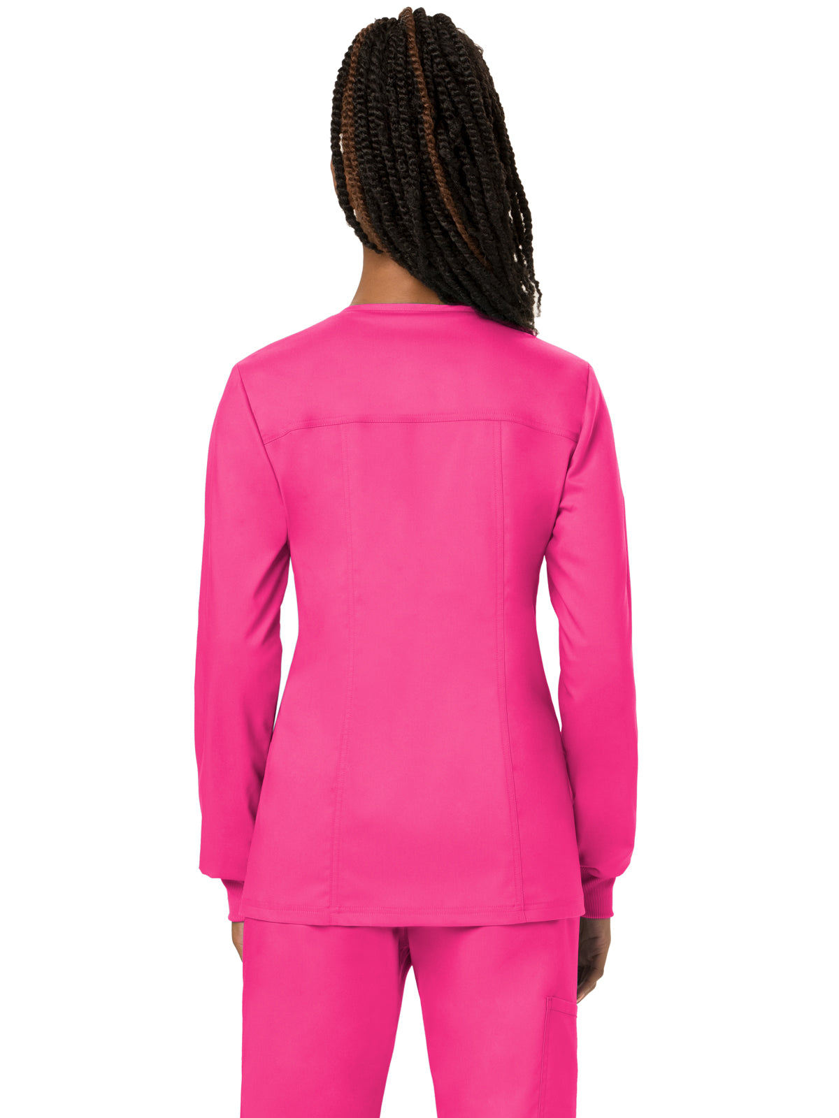 Women's 3-Pocket Snap Front Jacket - WW310 - Electric Pink