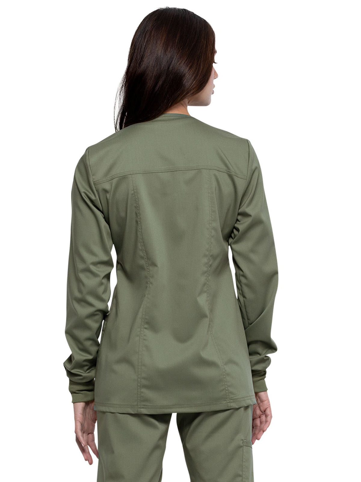 Women's 3-Pocket Snap Front Jacket - WW310 - Olive