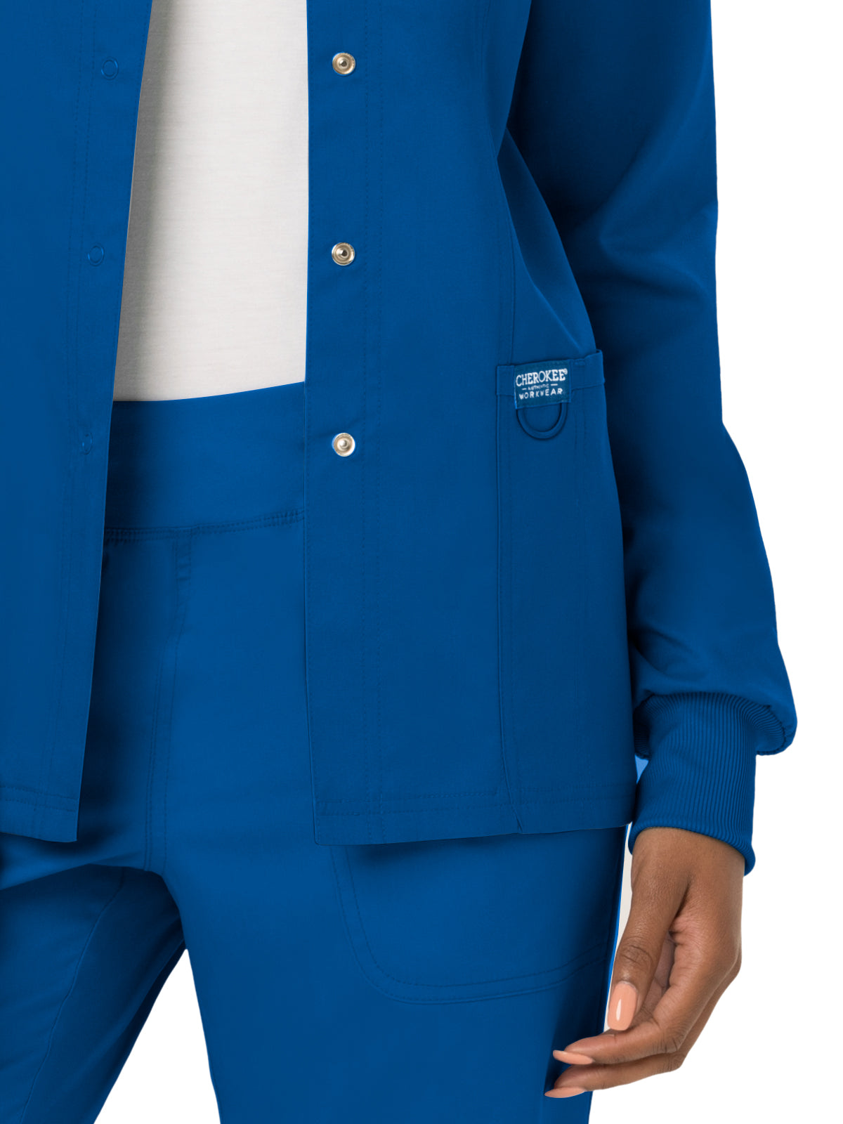 Women's 3-Pocket Snap Front Jacket - WW310 - Royal