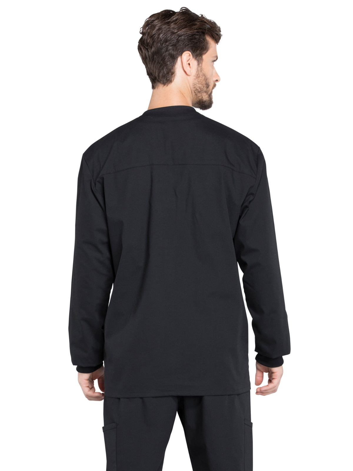 Men's 2-Pocket Snap Front Jacket - WW360 - Black