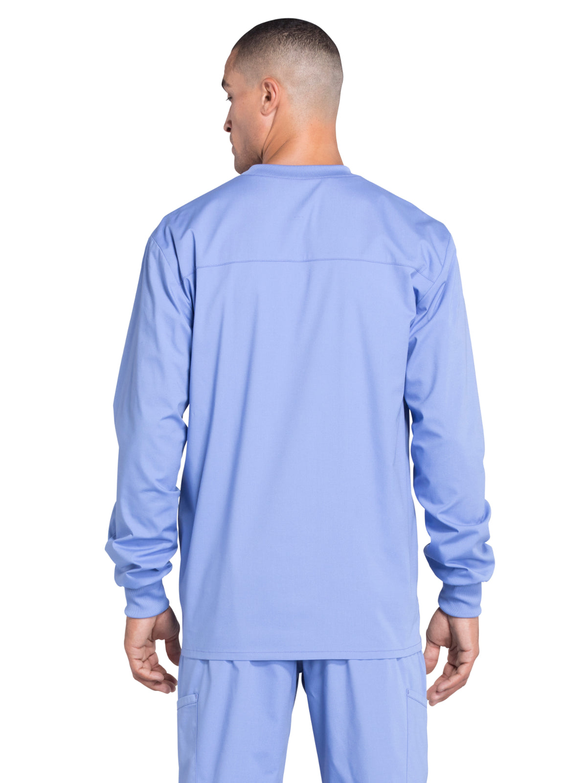 Men's 2-Pocket Snap Front Jacket - WW360 - Ciel Blue