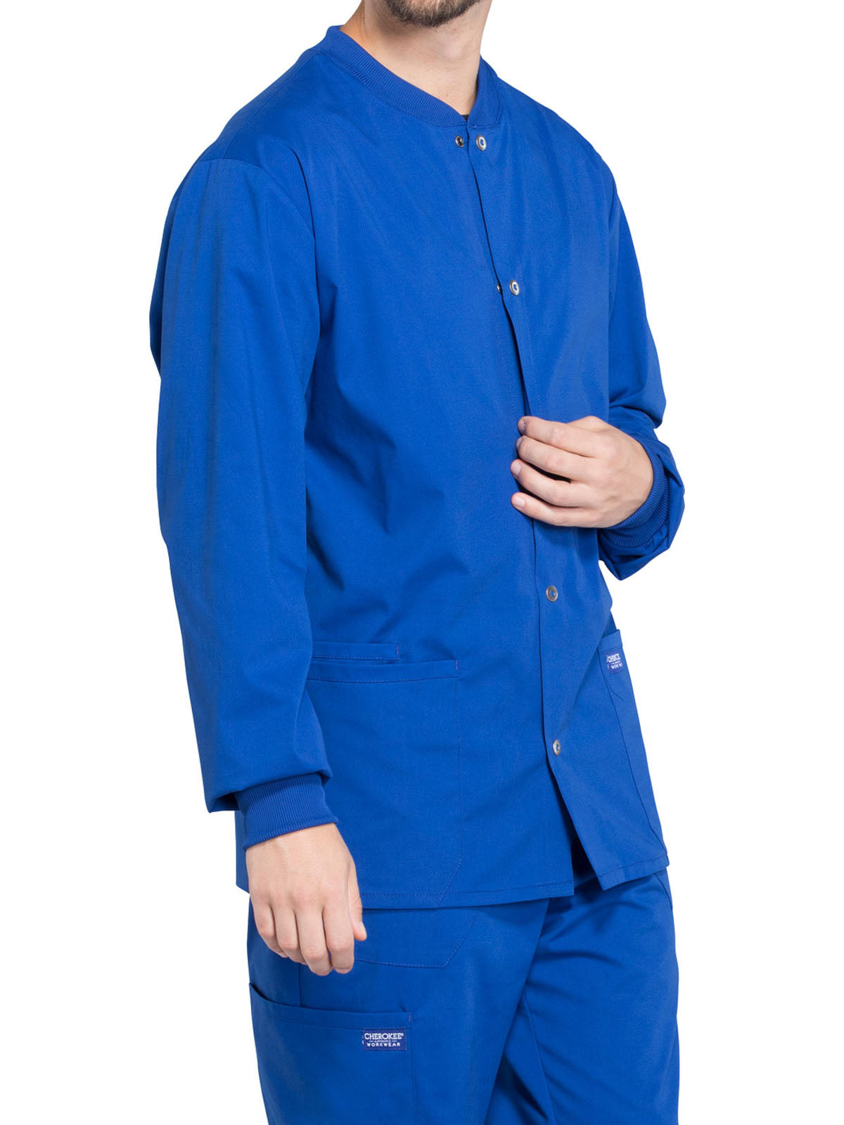 Men's 2-Pocket Snap Front Jacket - WW360 - Galaxy Blue