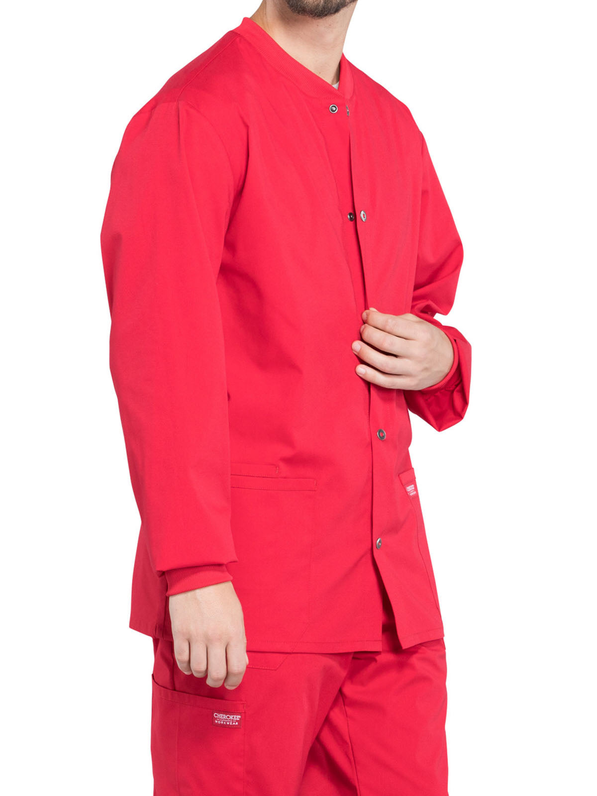 Men's 2-Pocket Snap Front Jacket - WW360 - Red