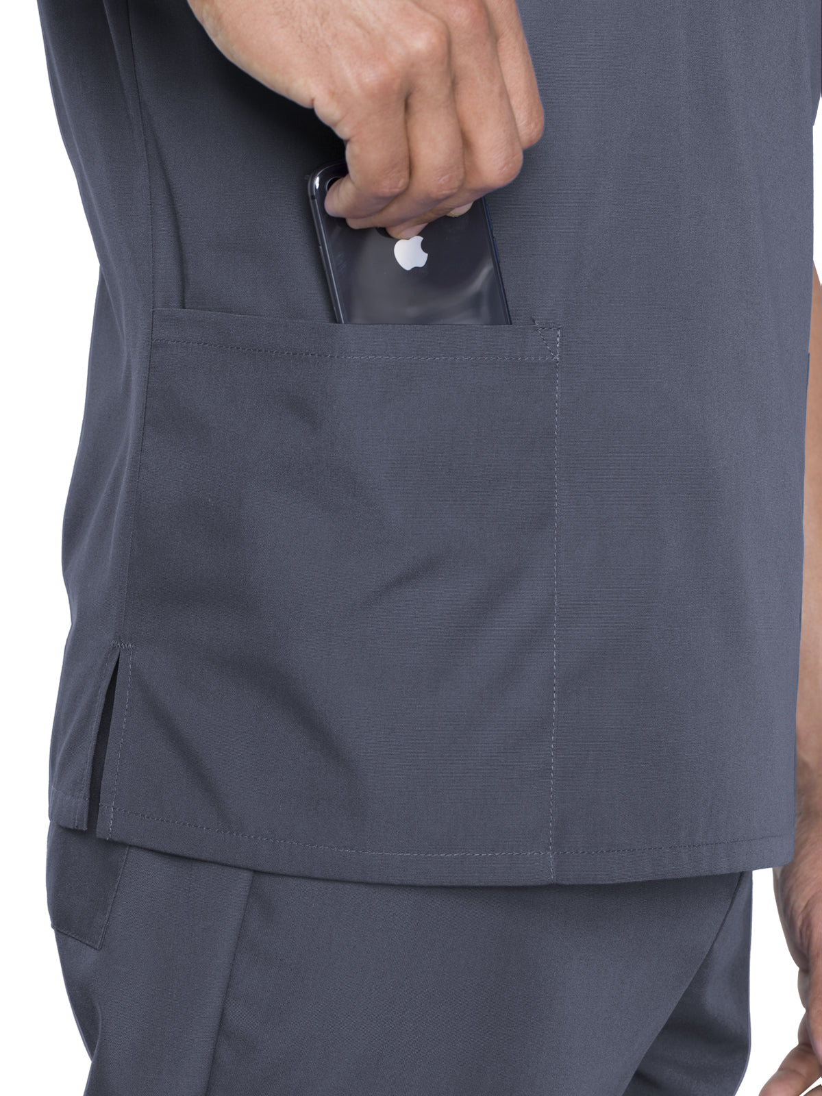 Unisex Scrub Top and Pant Set - WW530C - Pewter